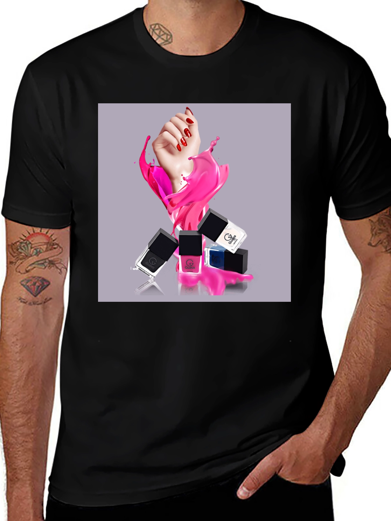 Variant 29 of Stylish Nail Polish T-Shirt