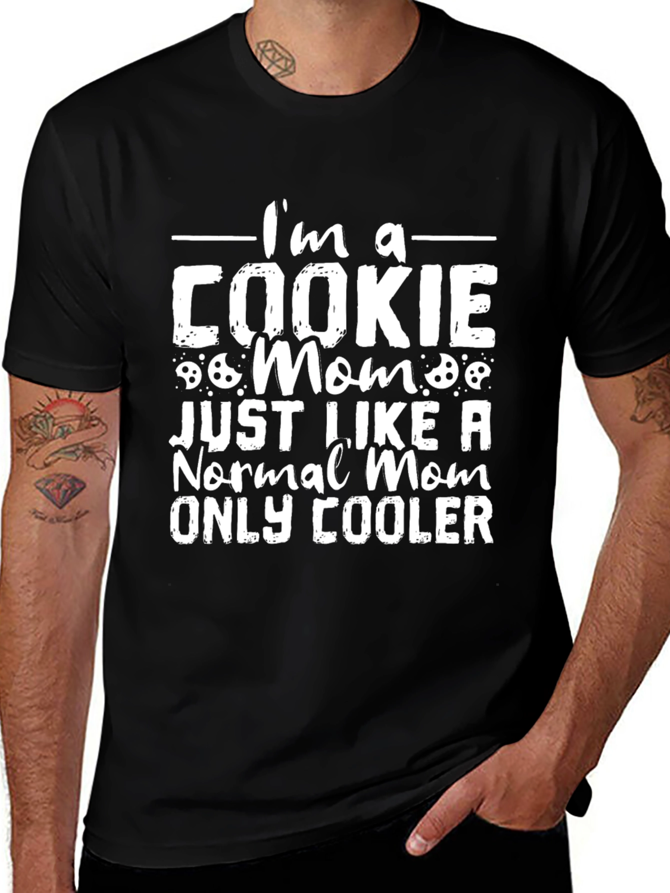 Variant 14 of Cool Cookie Mom Graphic Tee