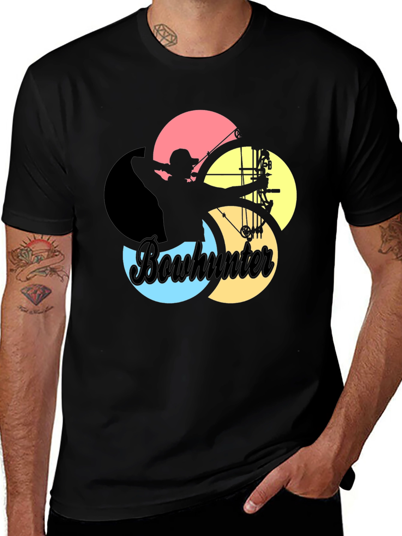 Variant 29 of Bowhunter Graphic T-Shirt - Archery Enthusiast Tee