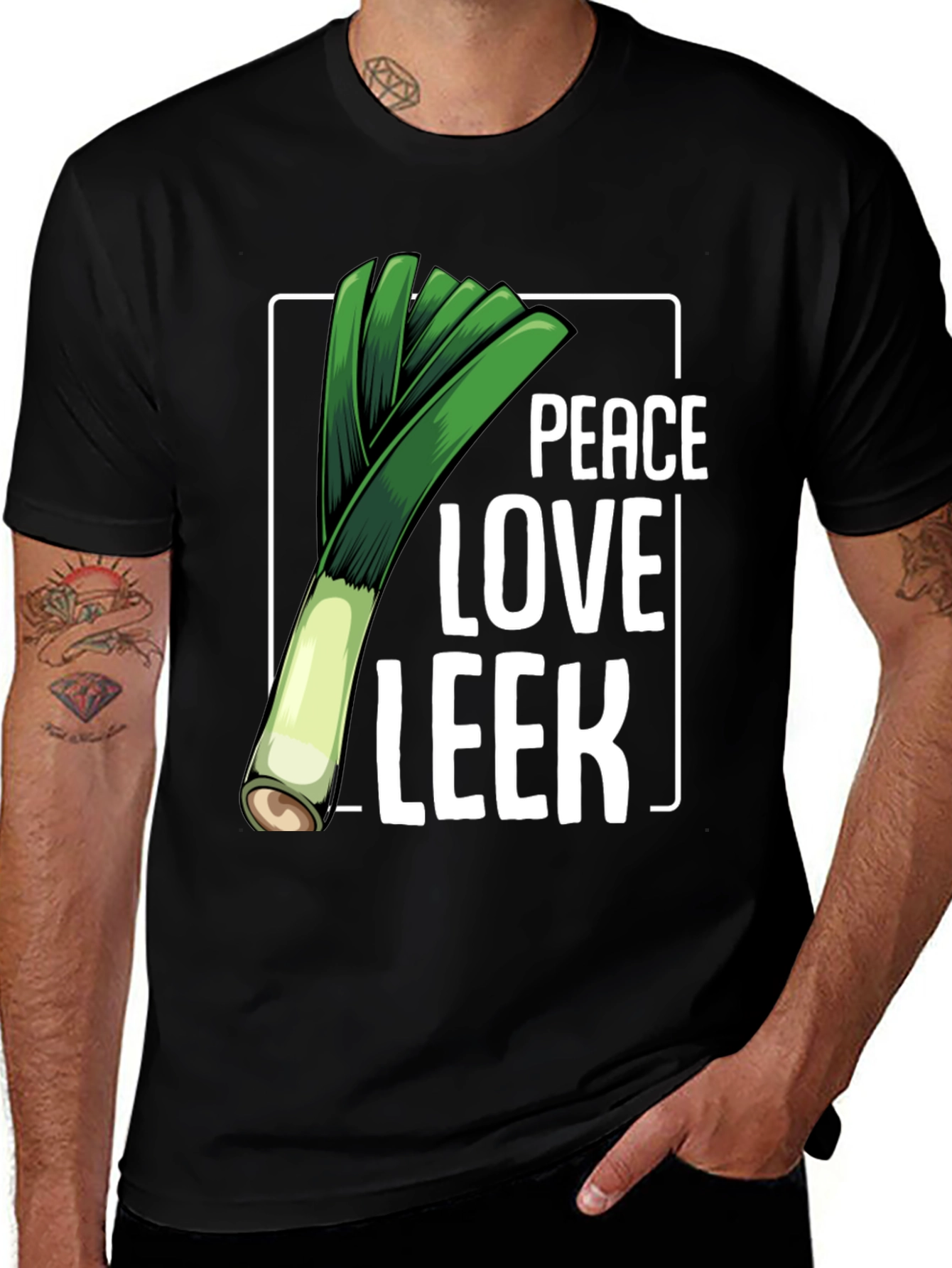 Variant 21 of Peace Love Leek T-Shirt