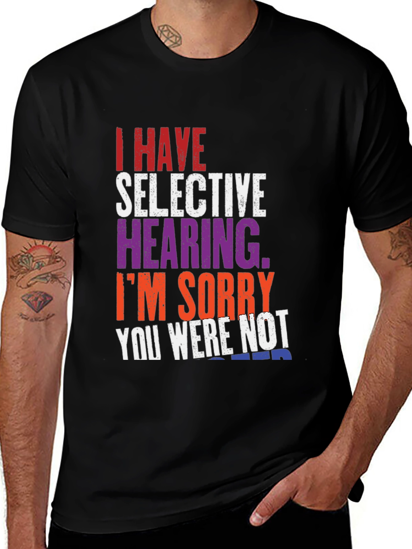 Variant 16 of Selective Hearing Graphic Tee
