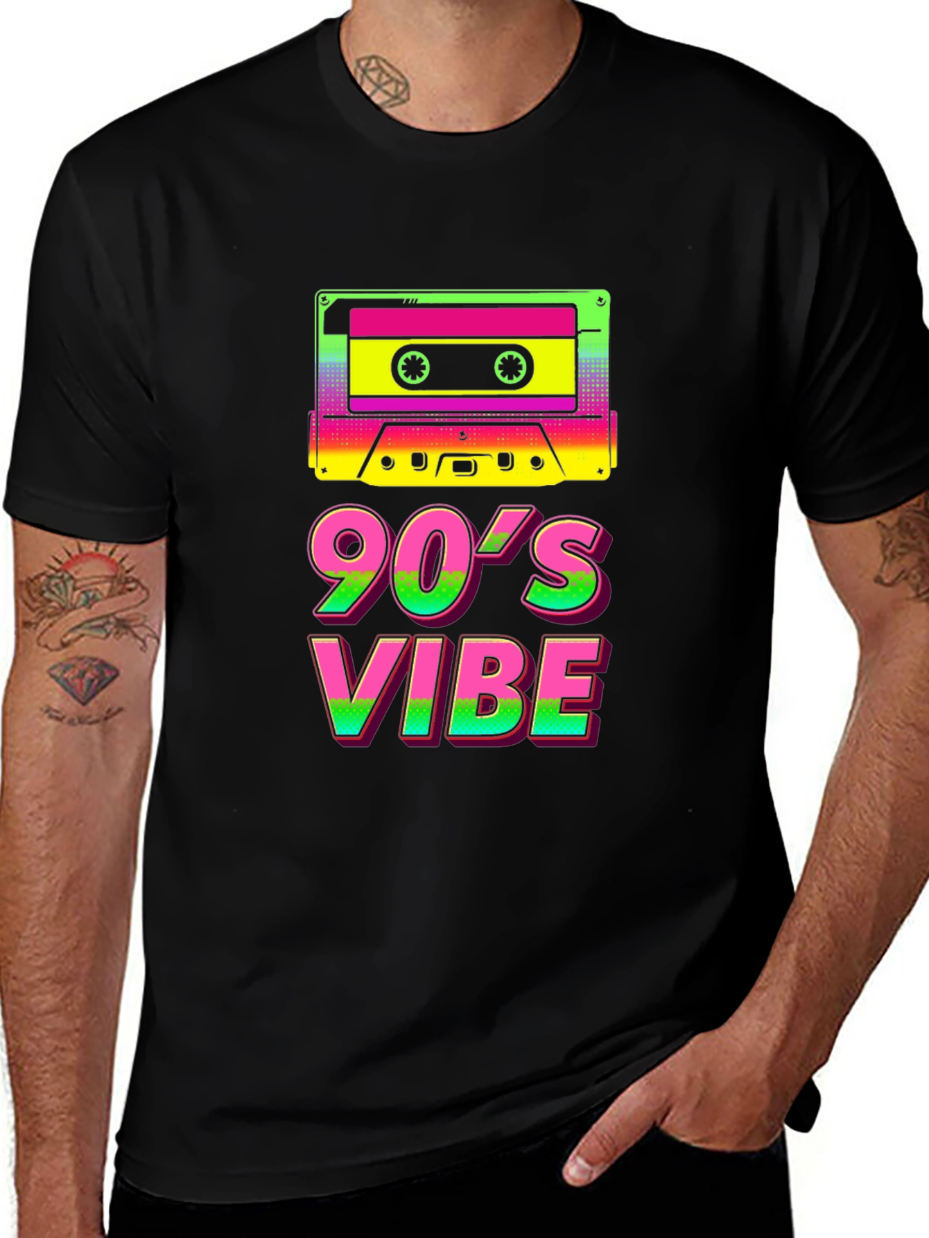 90's Vibe Retro Cassette Graphic T-Shirt