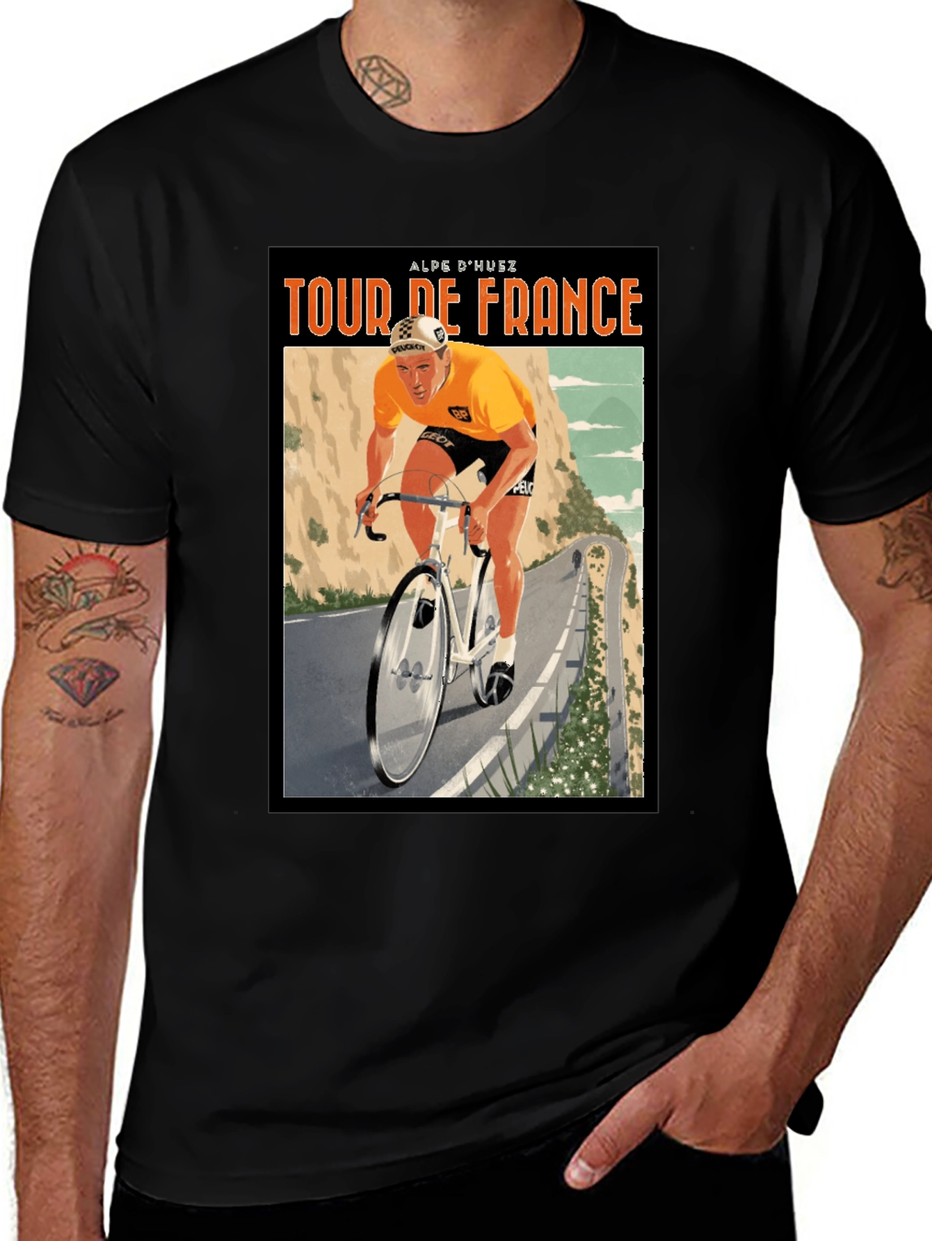 Variant 14 of Tour De France Cycling T-Shirt