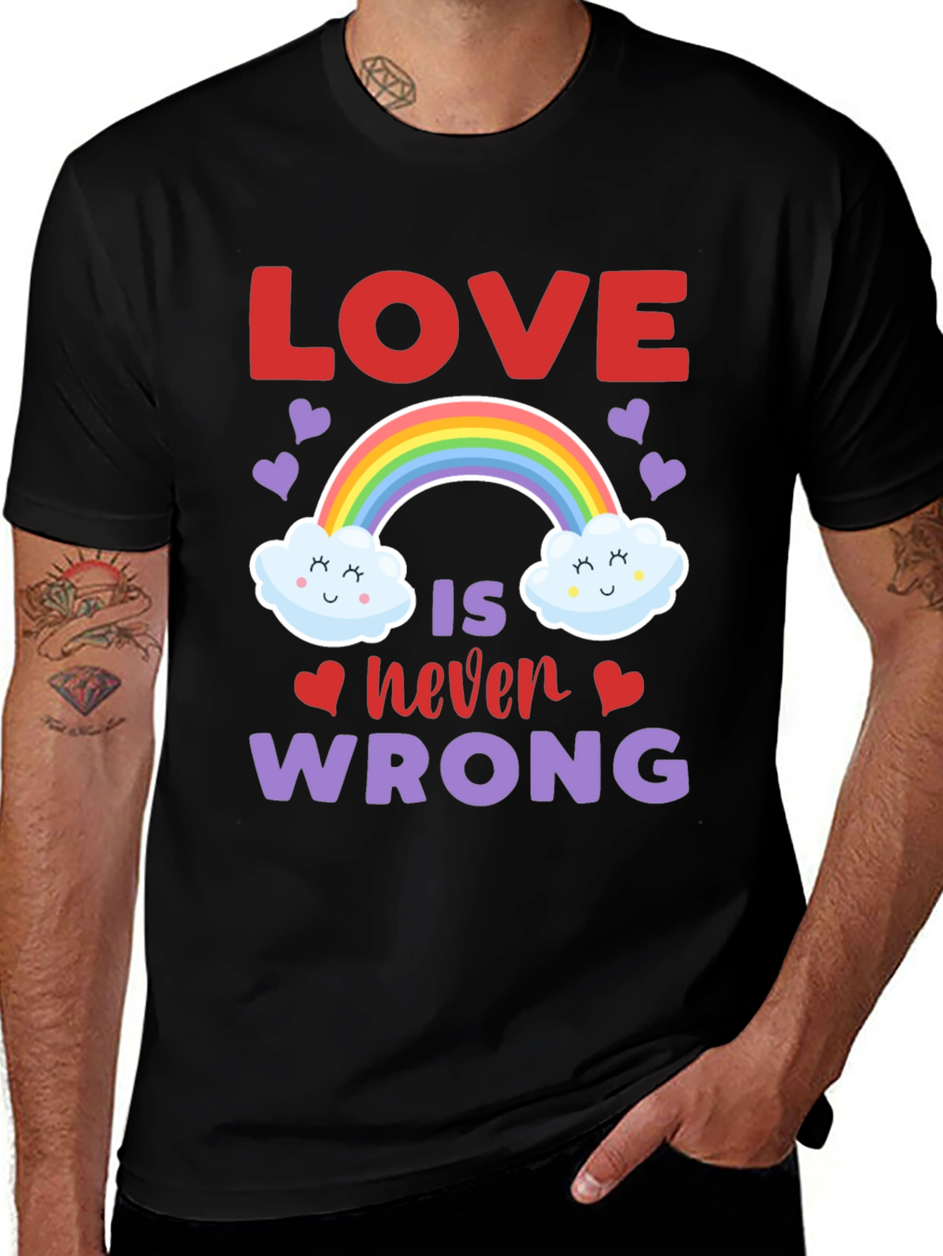 Variant 8 of Love Is Never Wrong Graphic T-Shirt