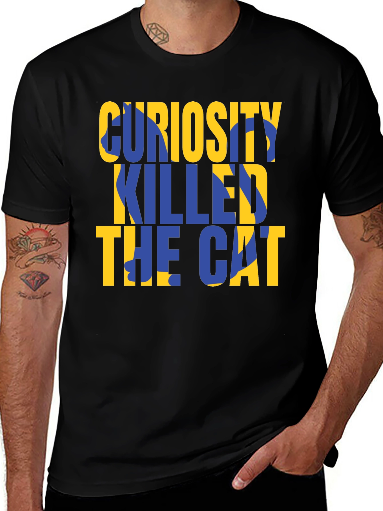 Variant 10 of Curiosity Killed the Cat Graphic T-Shirt