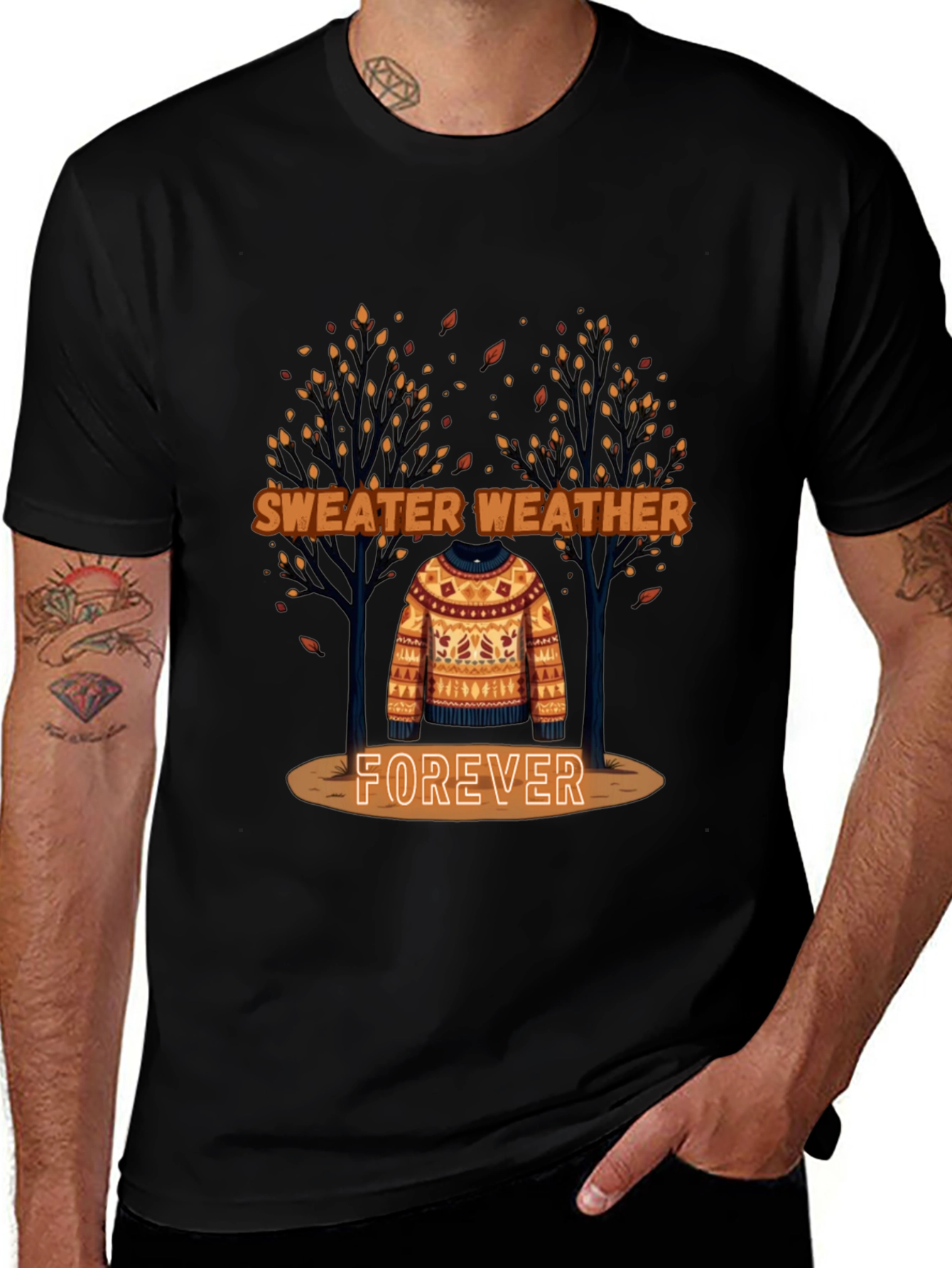 Variant 7 of Sweater Weather Forever Graphic Tee