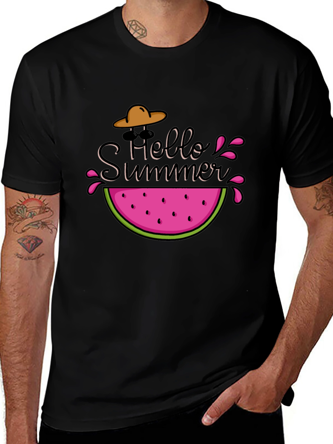 Variant 10 of Hello Summer Watermelon T-Shirt