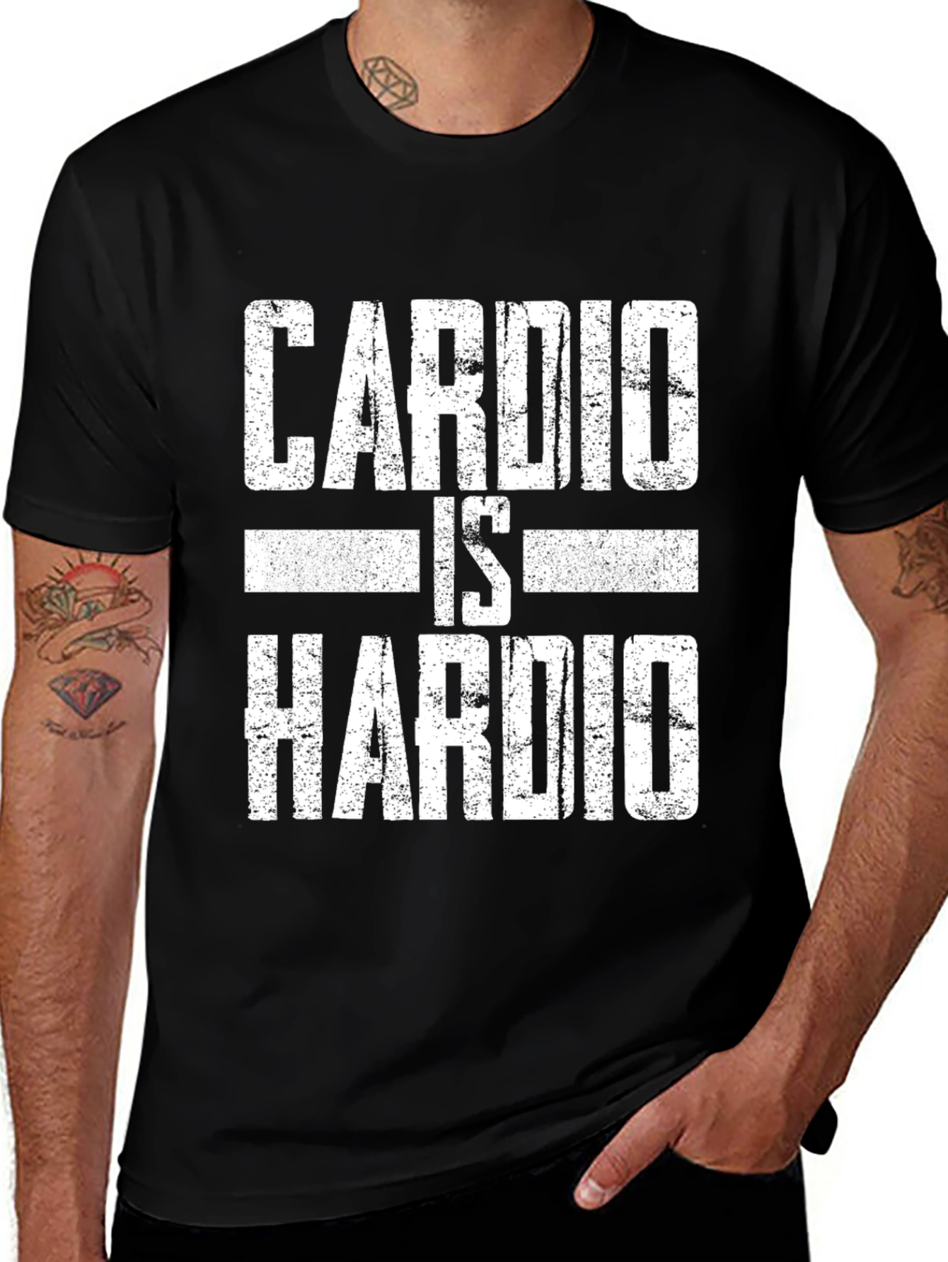 Variant 27 of Cardio Is Hardio Graphic T-Shirt