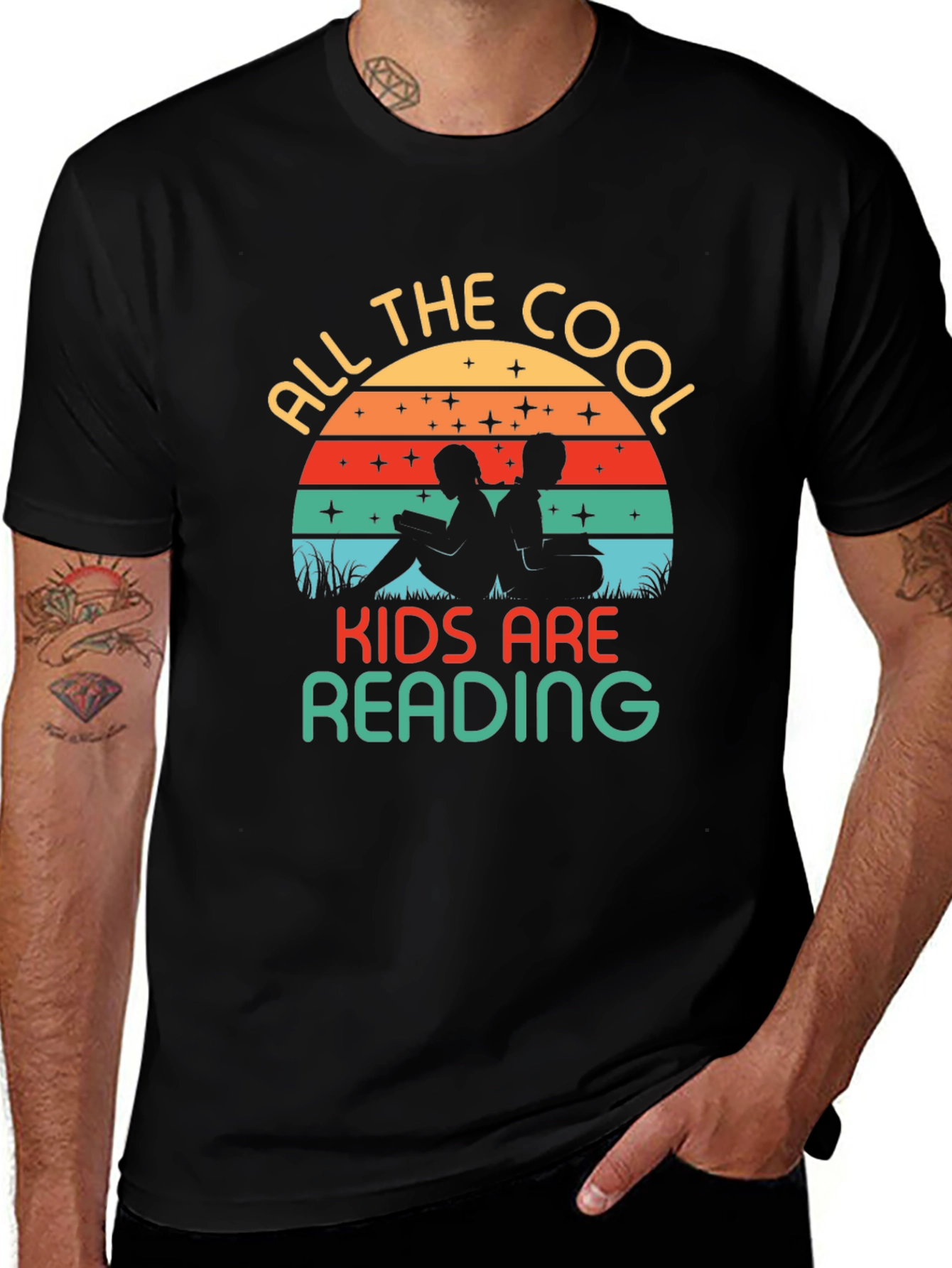 Variant 15 of Cool Kids Reading T-Shirt