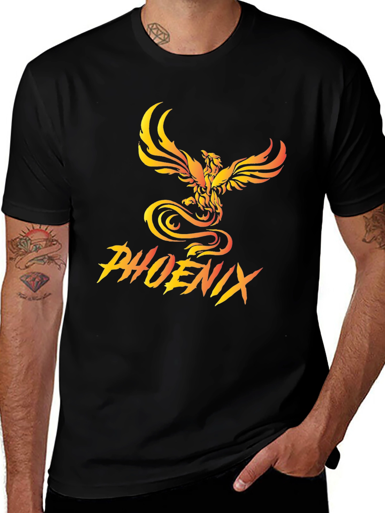 Variant 8 of Phoenix Graphic Tee - Rise From the Ashes!