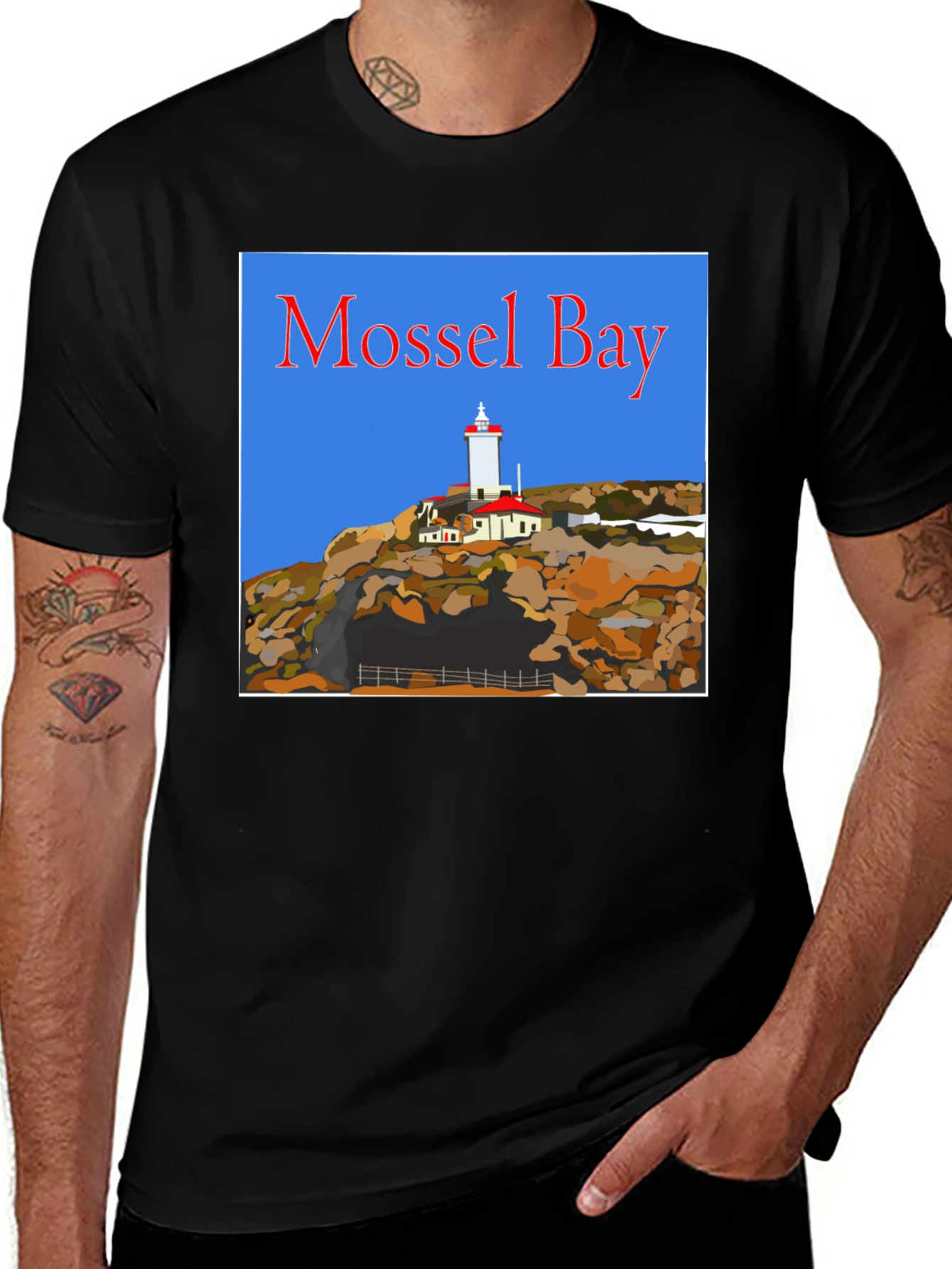 Variant 10 of Mossel Bay Lighthouse Graphic T-Shirt