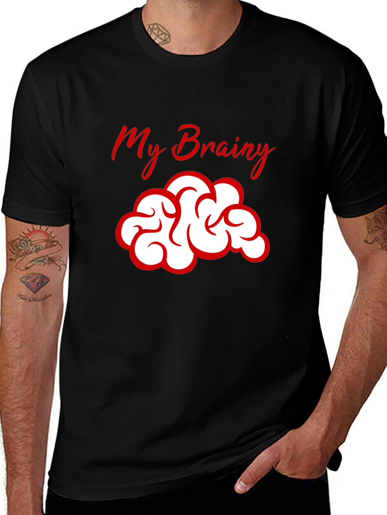 Variant 9 of My Brainy T-Shirt - Clever and Comfortable