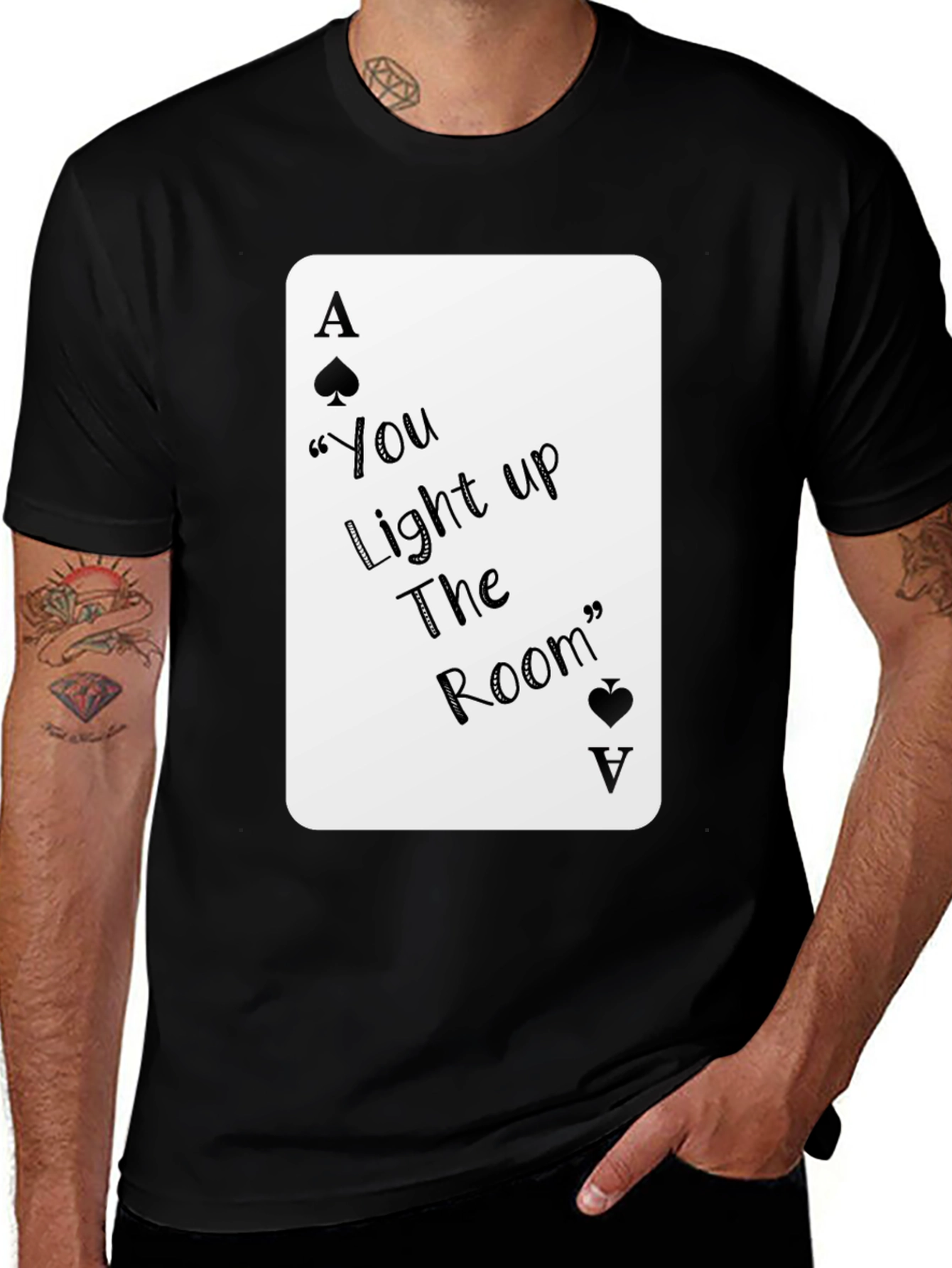 Variant 4 of Ace of Spades "You Light Up the Room" Graphic T-Shirt