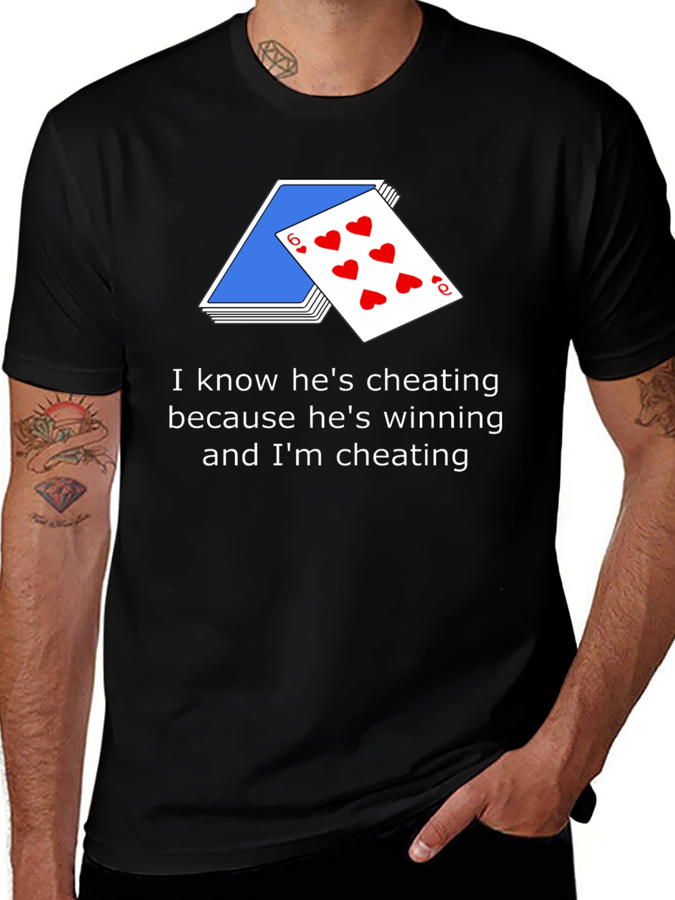 Funny Cheating Card Game T-Shirt