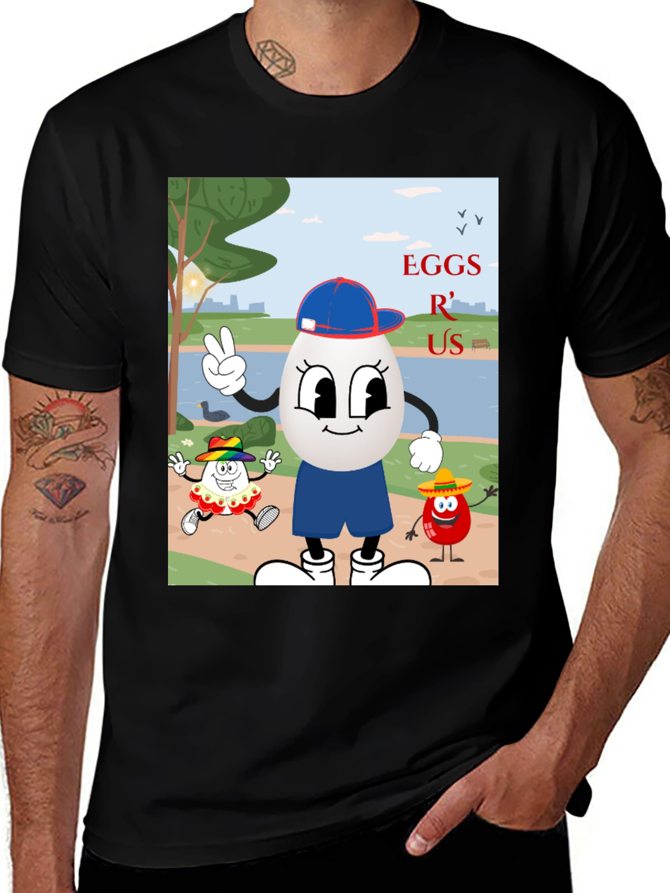 Variant 2 of Eggs R' Us Graphic T-Shirt