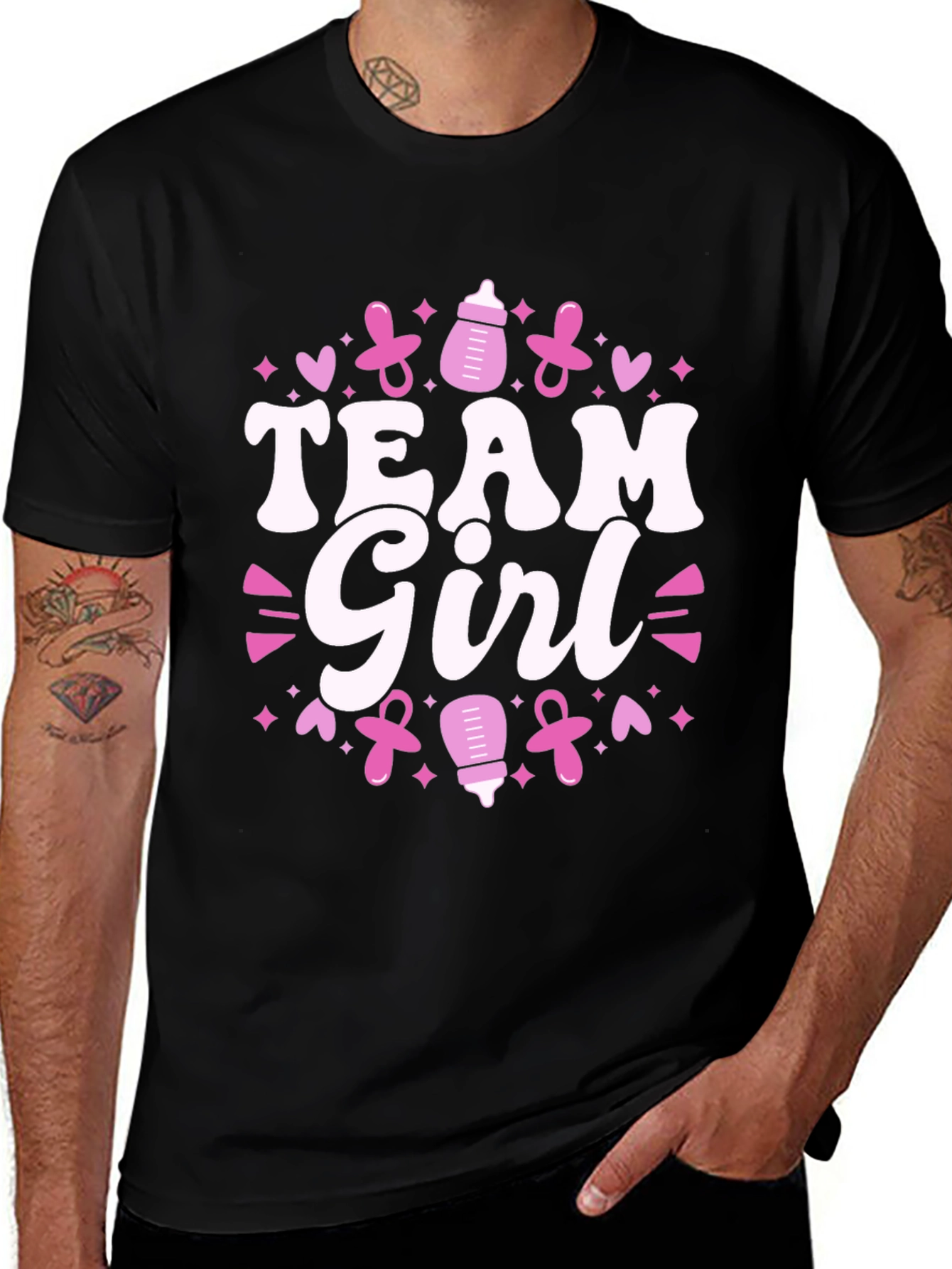 Team Girl Gender Reveal T-Shirt