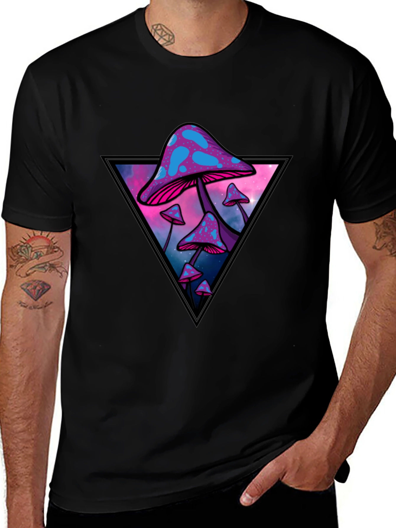Variant 30 of Psychedelic Mushroom Graphic Tee