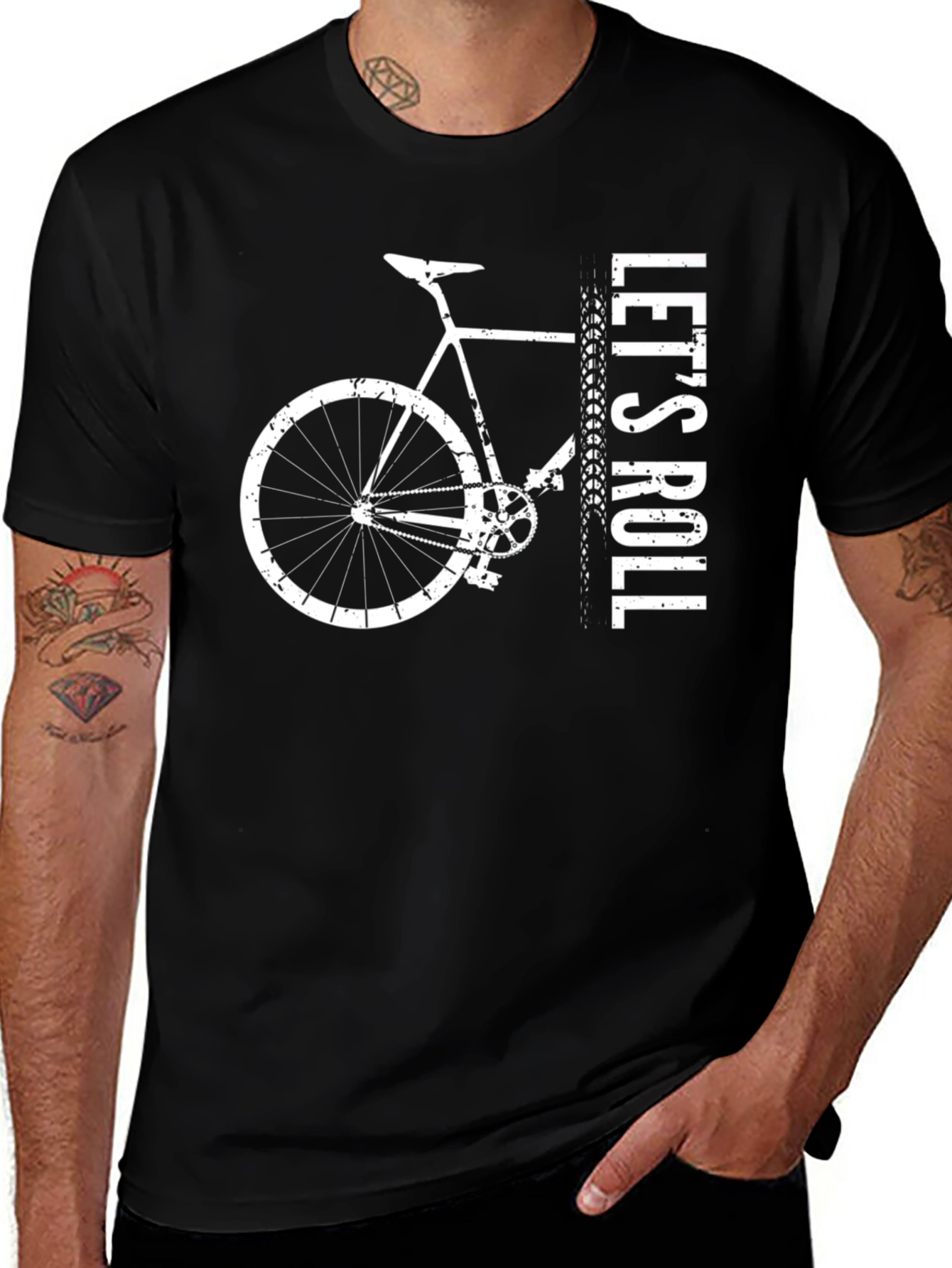 Variant 15 of Let's Roll Bike Graphic T-Shirt
