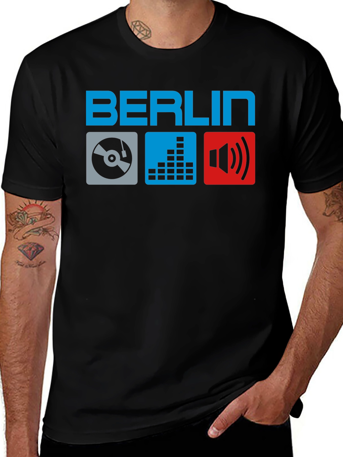 Berlin Music Graphic T-Shirt