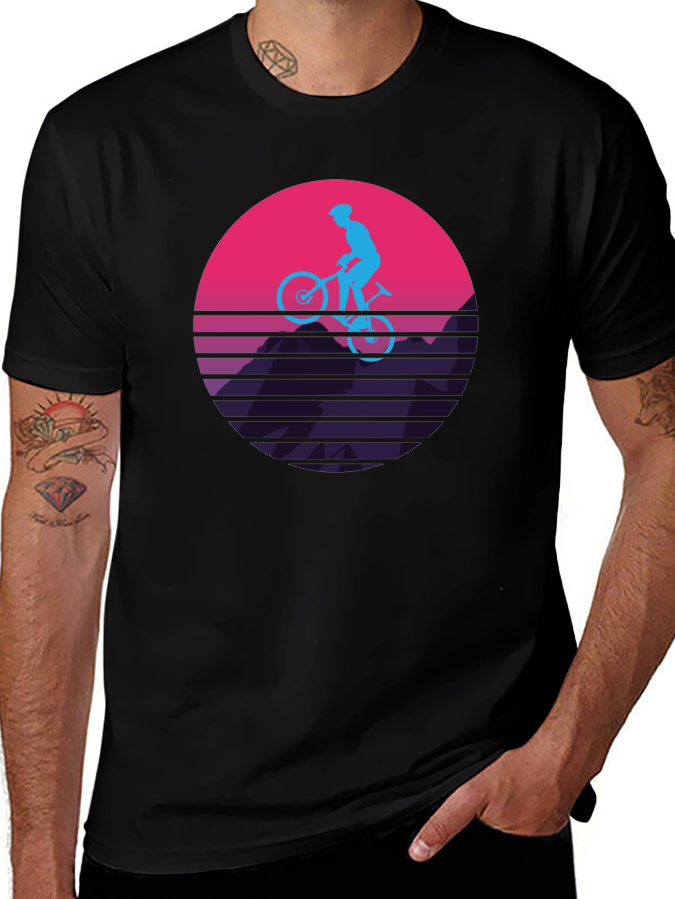 Variant 28 of Retro Mountain Bike T-Shirt