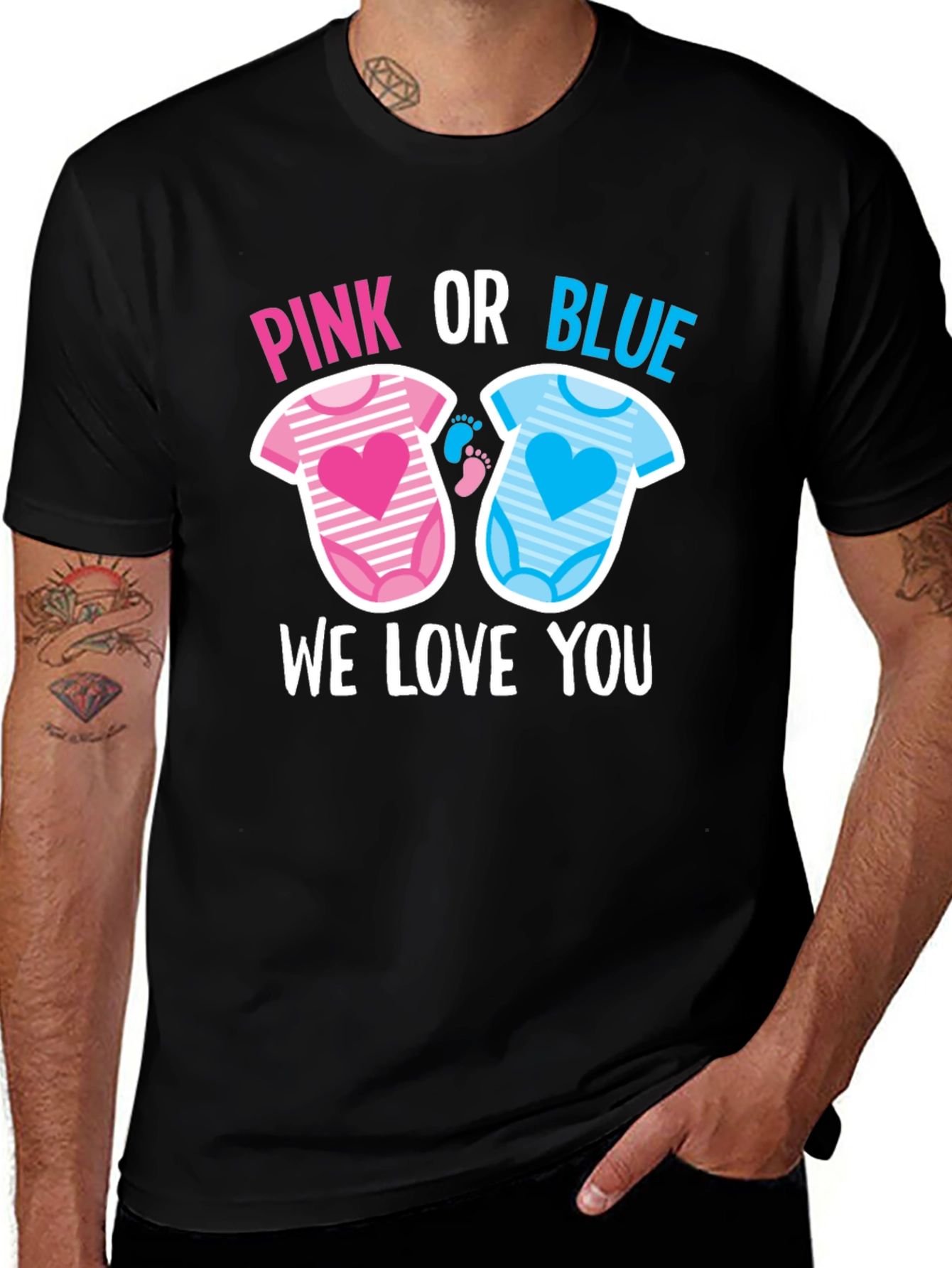 Pink or Blue We Love You T-Shirt