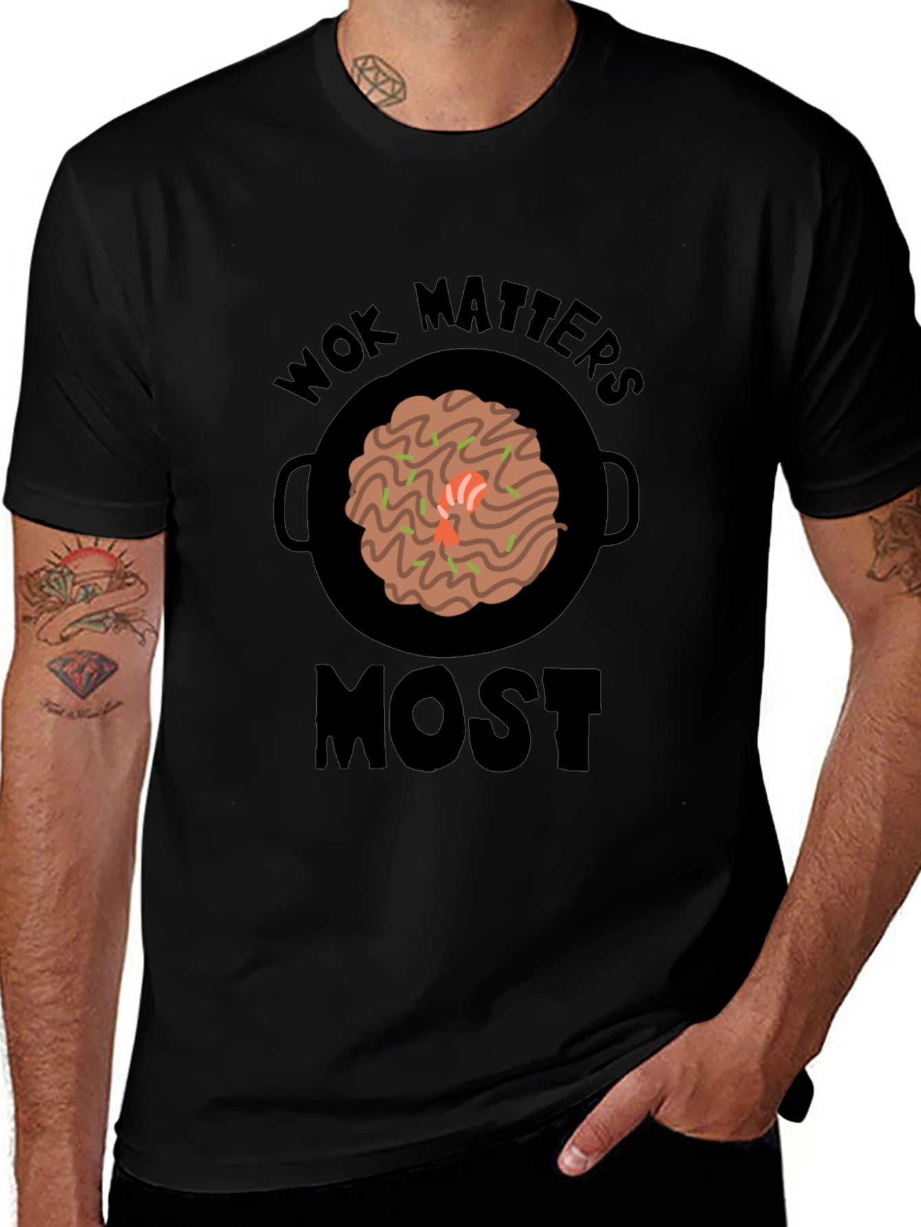 Wok Matters Most Graphic T-Shirt