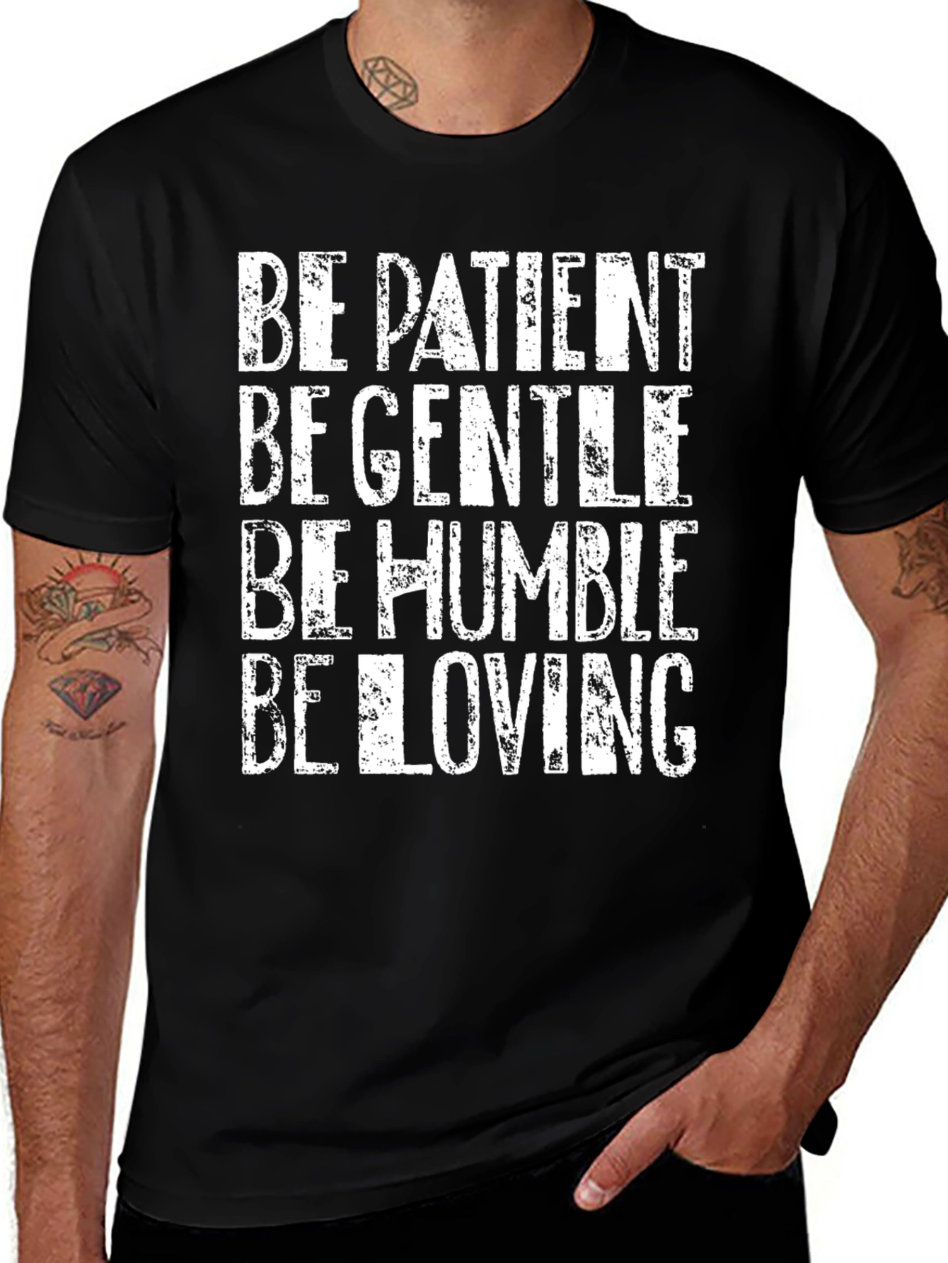 Variant 22 of Be Kind Graphic Tee - Inspirational Message T-Shirt