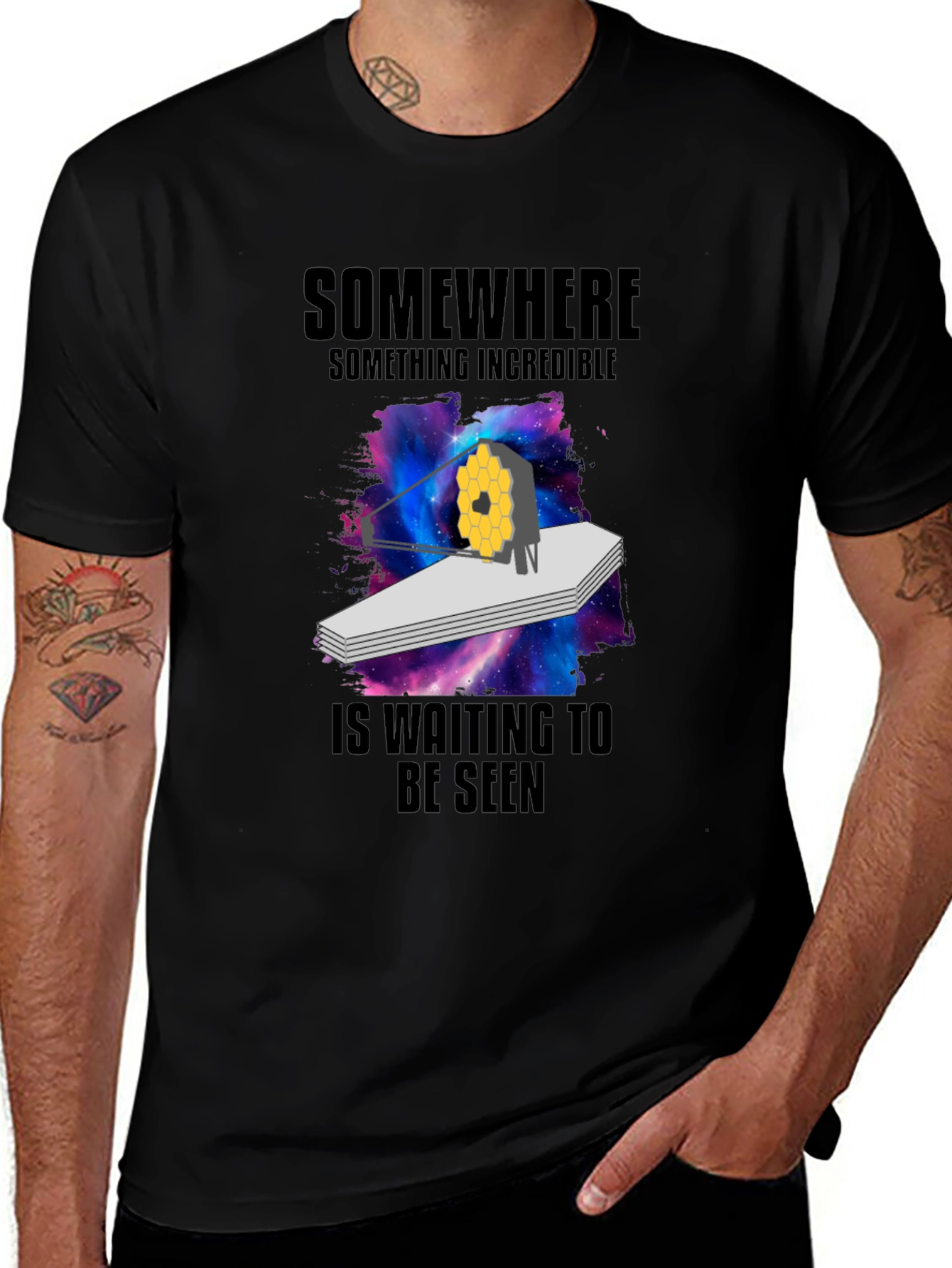 Variant 12 of Incredible Space T-Shirt: Waiting to Be Seen