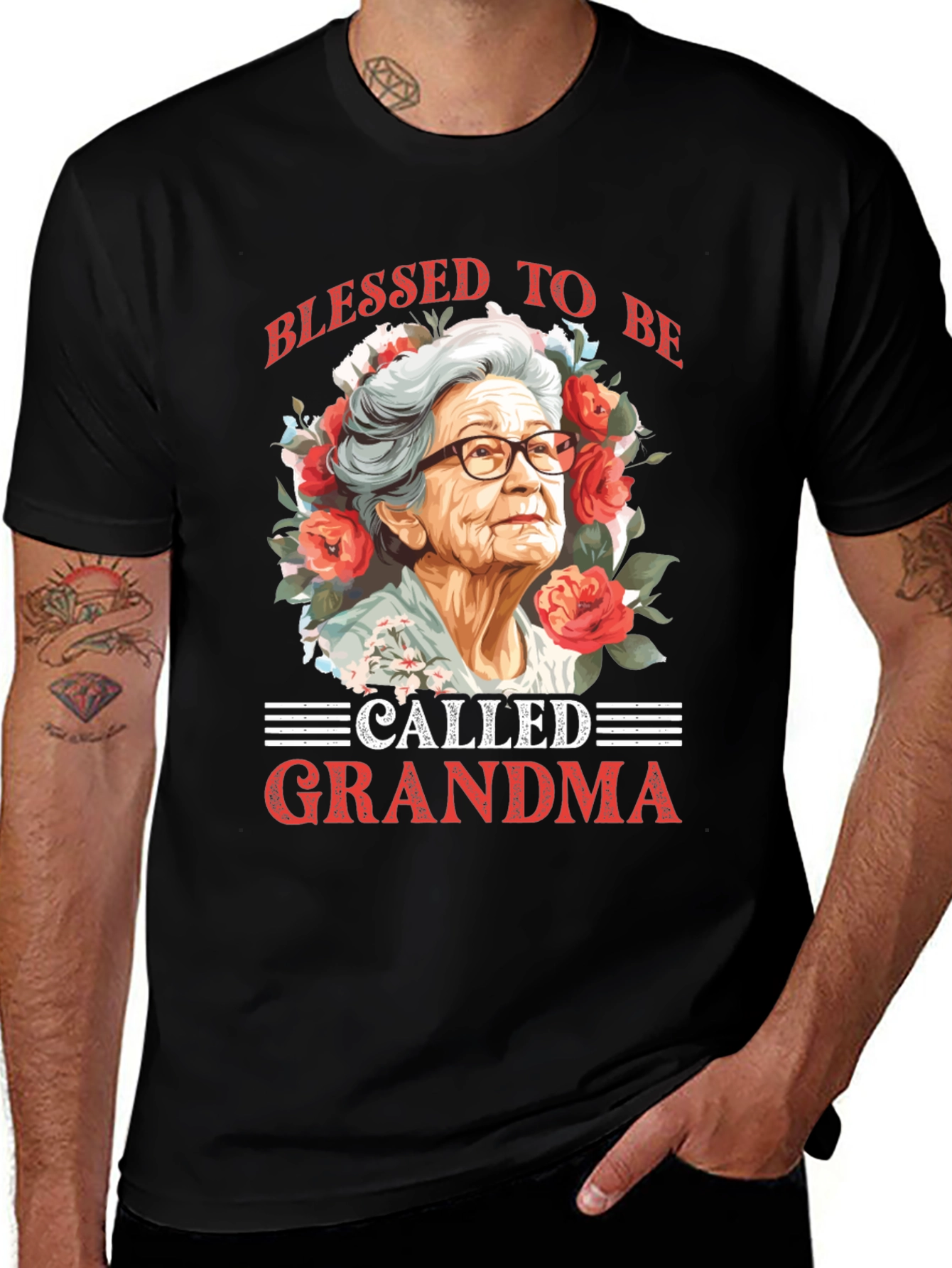 Variant 14 of Blessed Grandma Graphic T-Shirt
