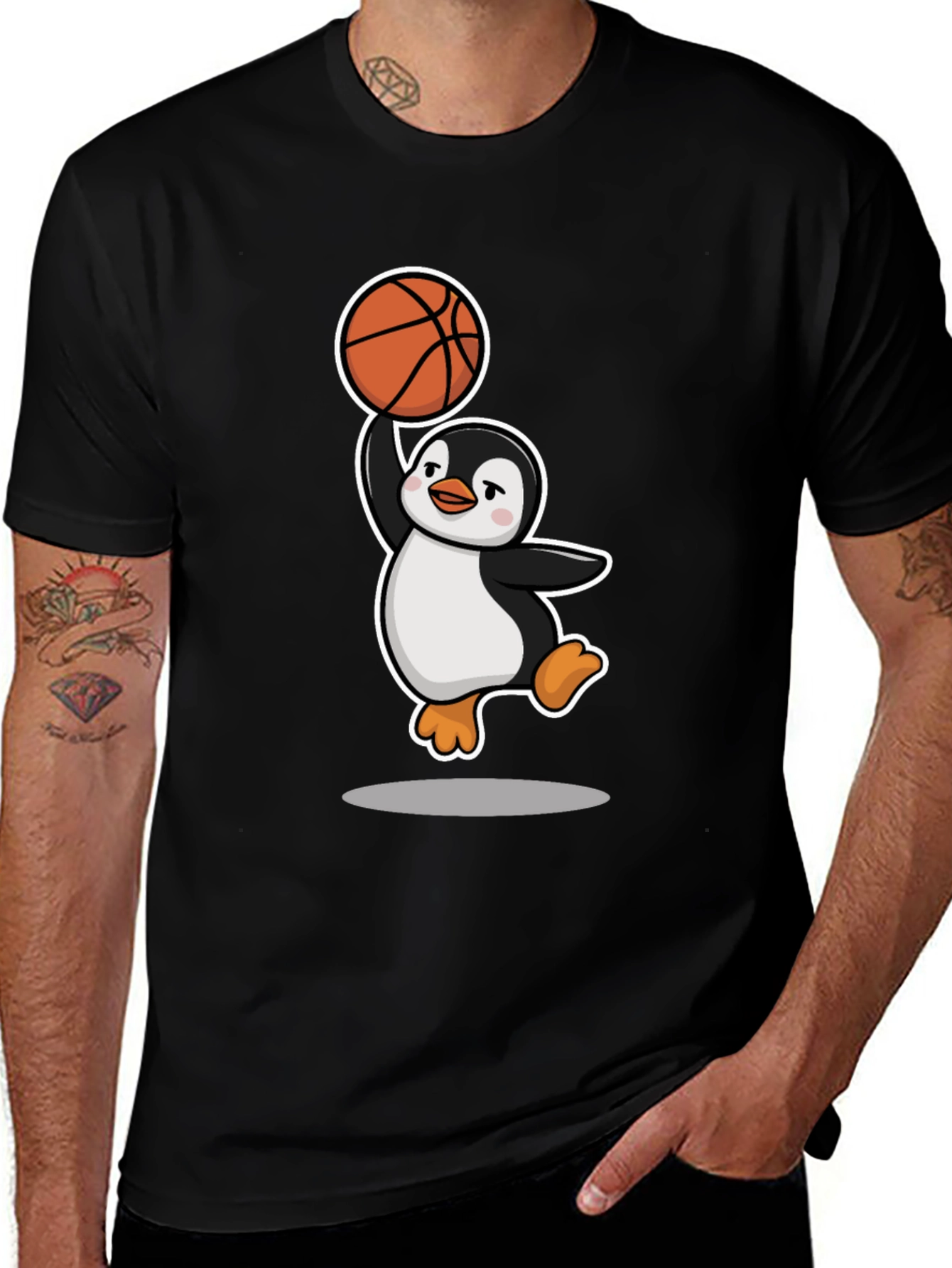 Variant 17 of Penguin Basketball Graphic Tee