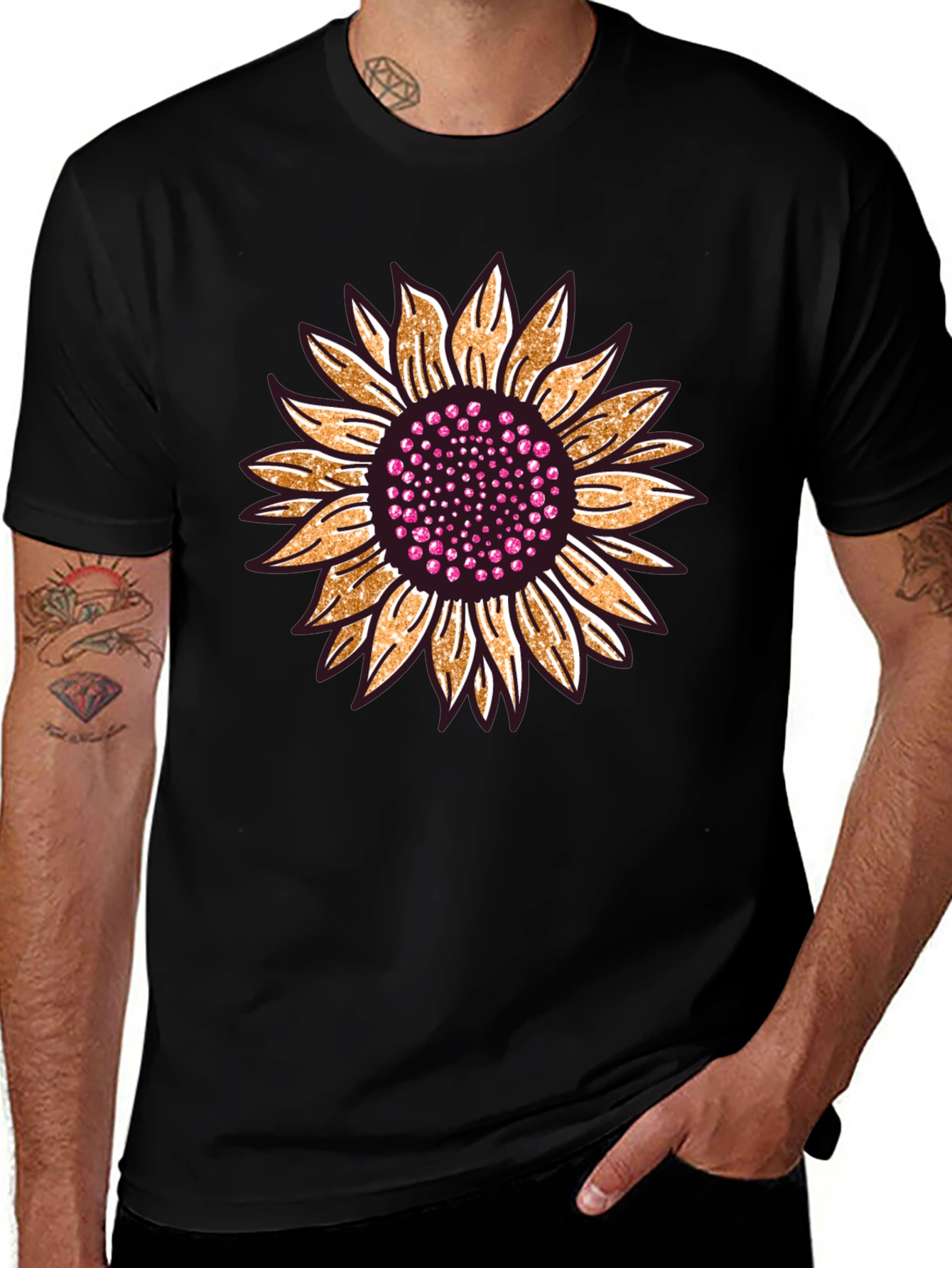 Variant 26 of Sunflower Graphic Tee - Stylish Casual Wear