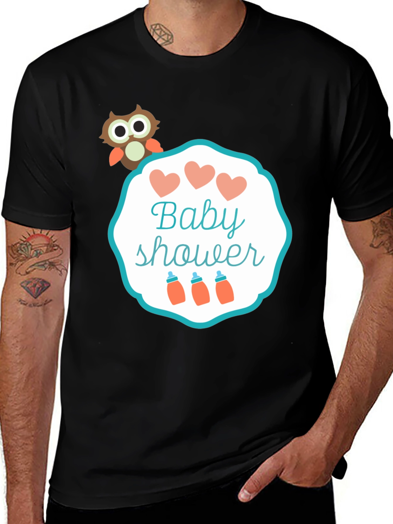 Variant 26 of Baby Shower Owl T-Shirt