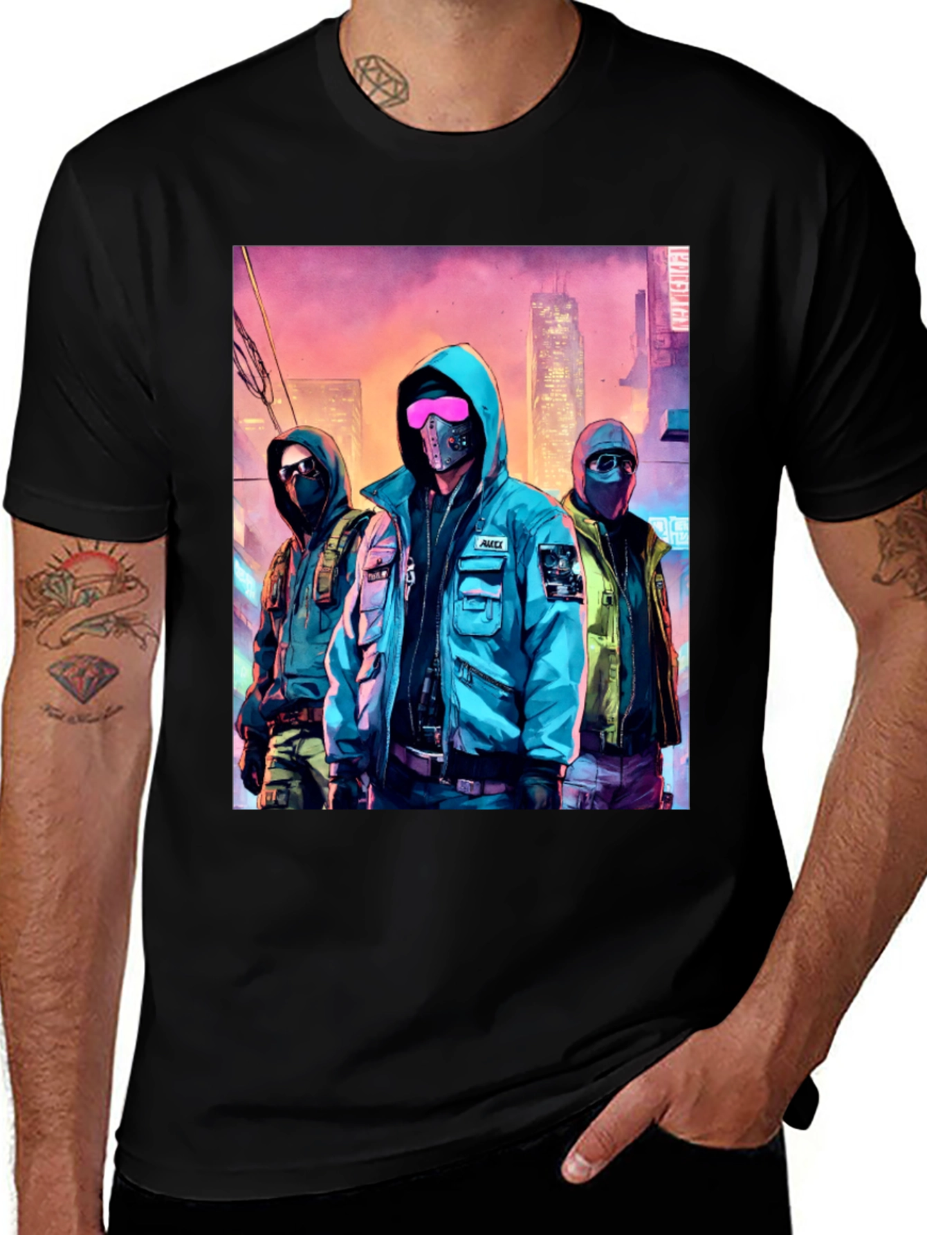 Variant 13 of Cyberpunk Gang T-Shirt