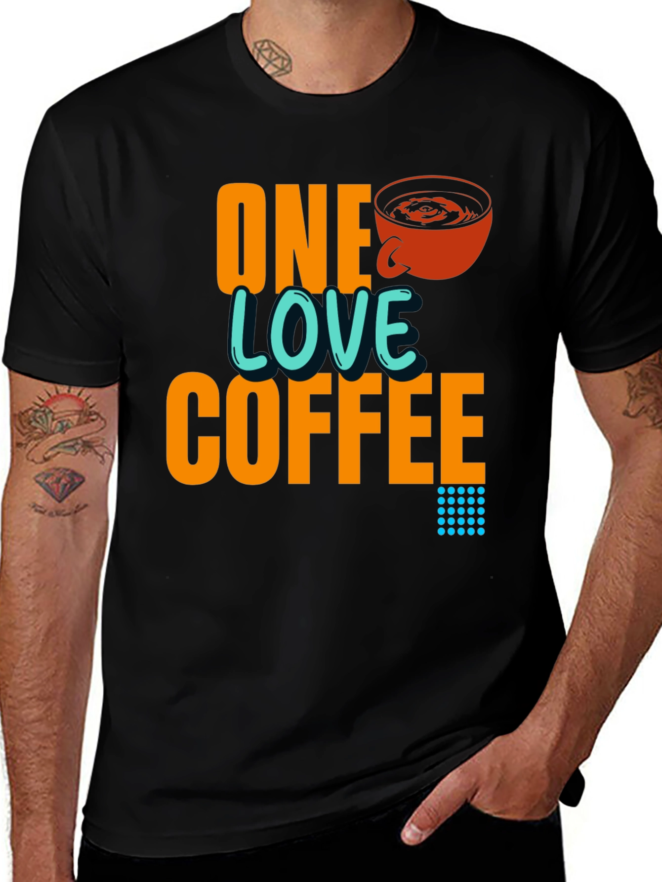 Variant 28 of One Love Coffee Graphic Print T-Shirt