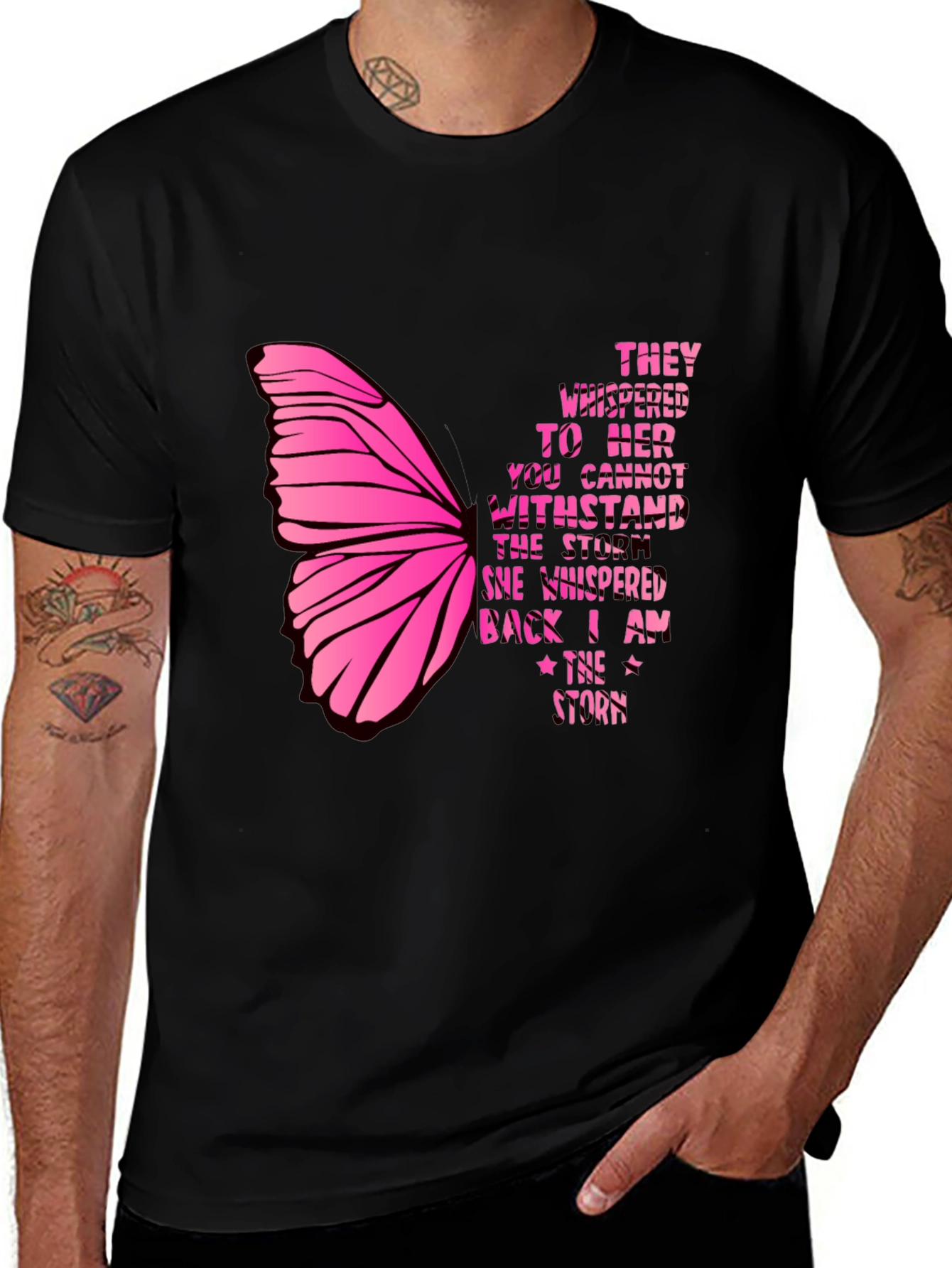 Variant 19 of Empowerment Butterfly Graphic Tee