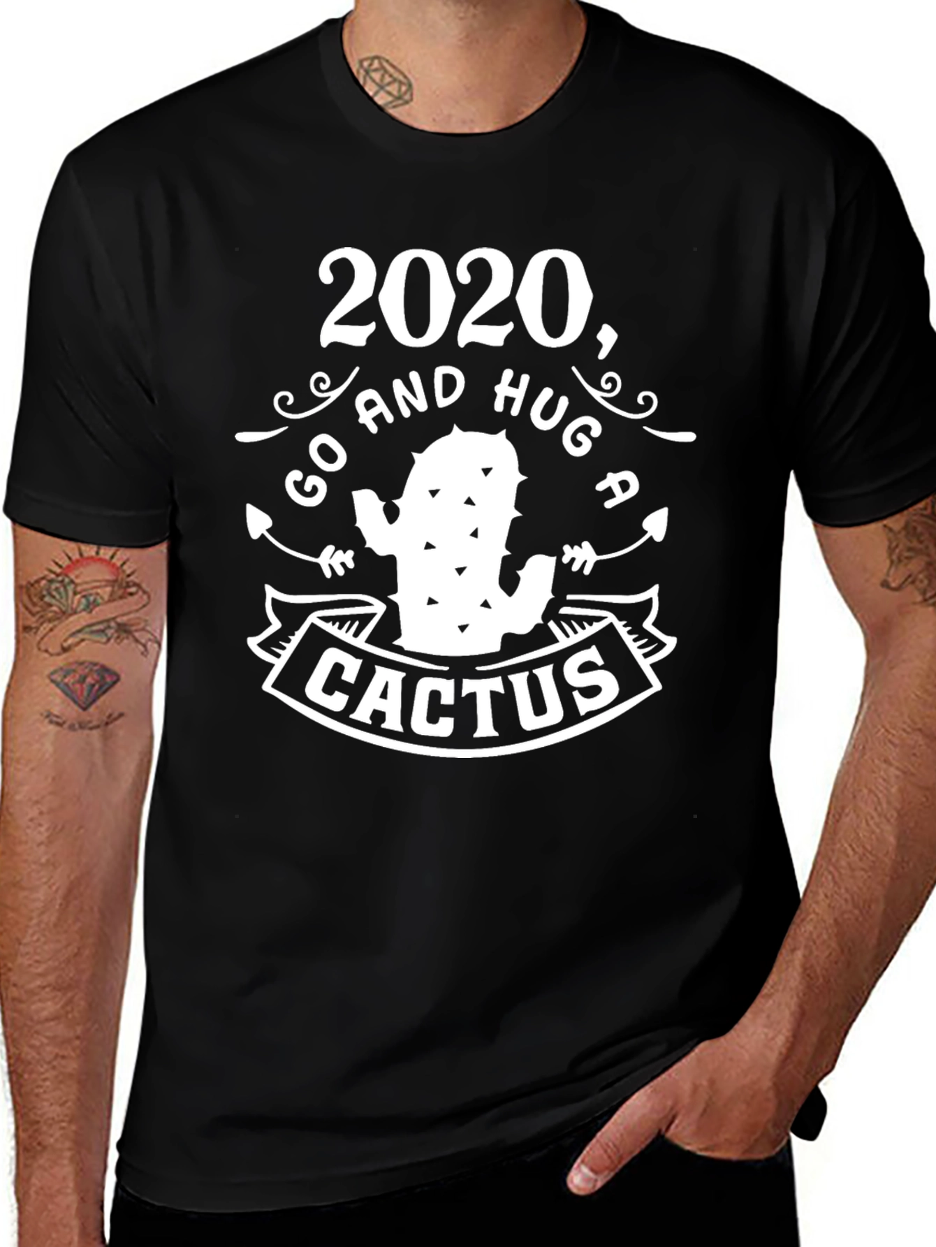 Variant 24 of 2020 Go Hug A Cactus T-Shirt