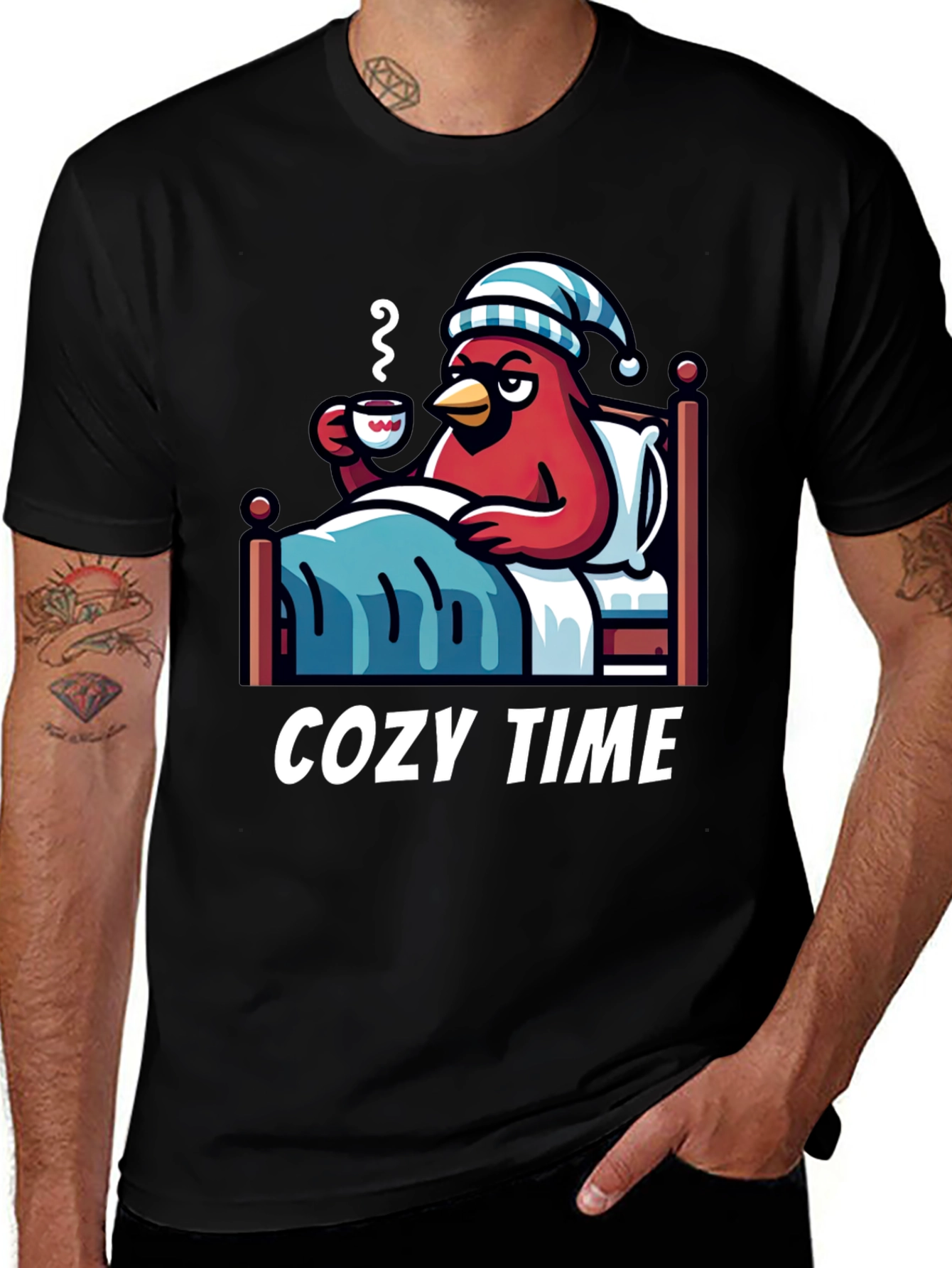 Variant 13 of Cozy Time Cardinal T-Shirt