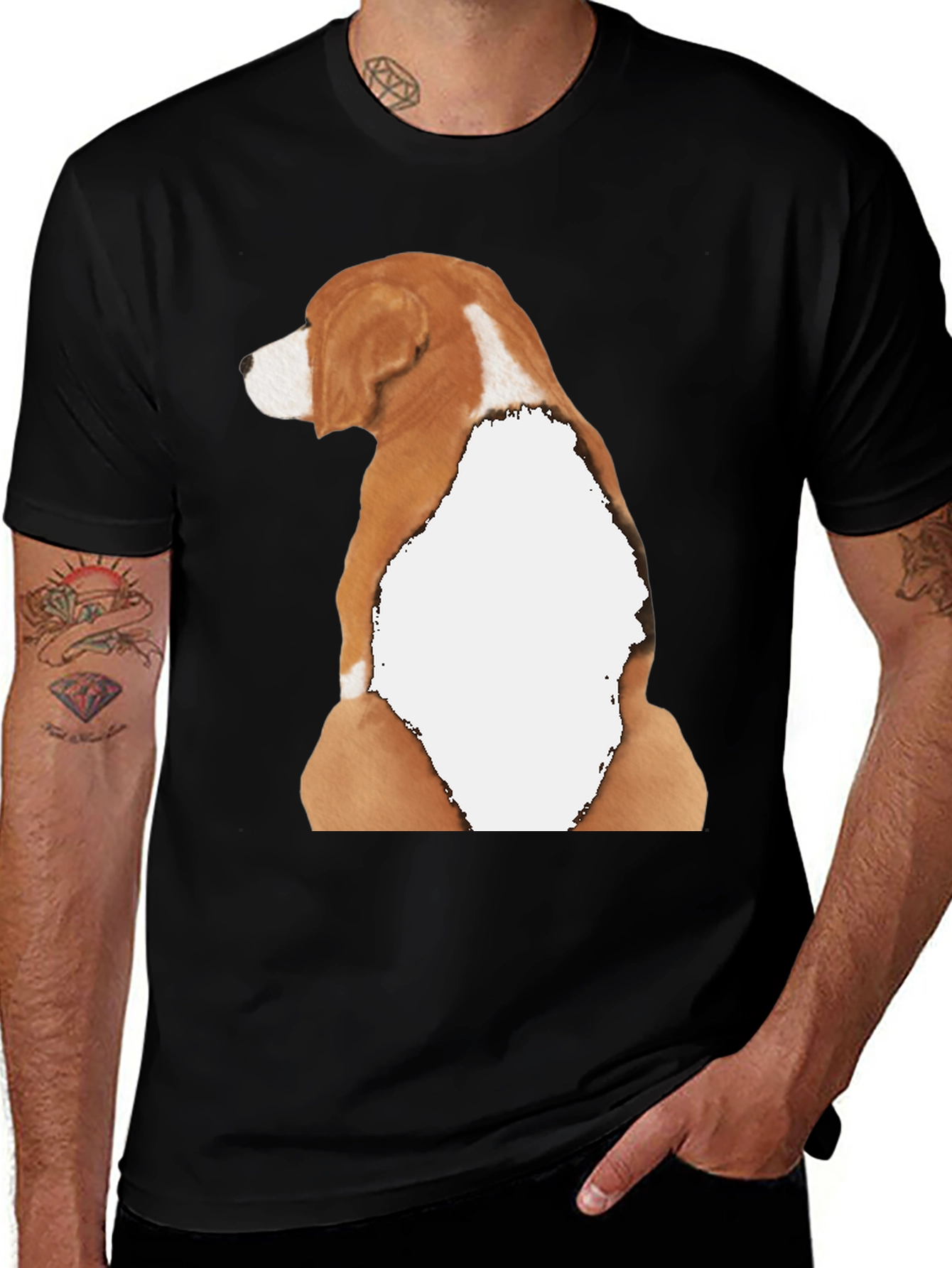 Variant 26 of Dog Graphic Tee - Unisex Crew Neck