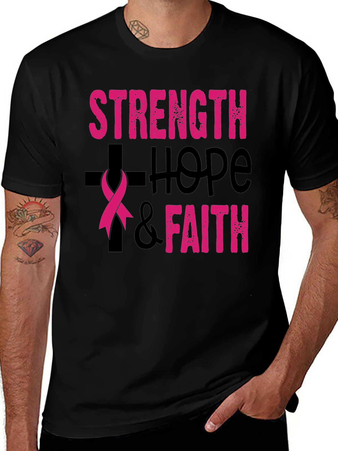 Variant 18 of Strength Hope Faith T-Shirt