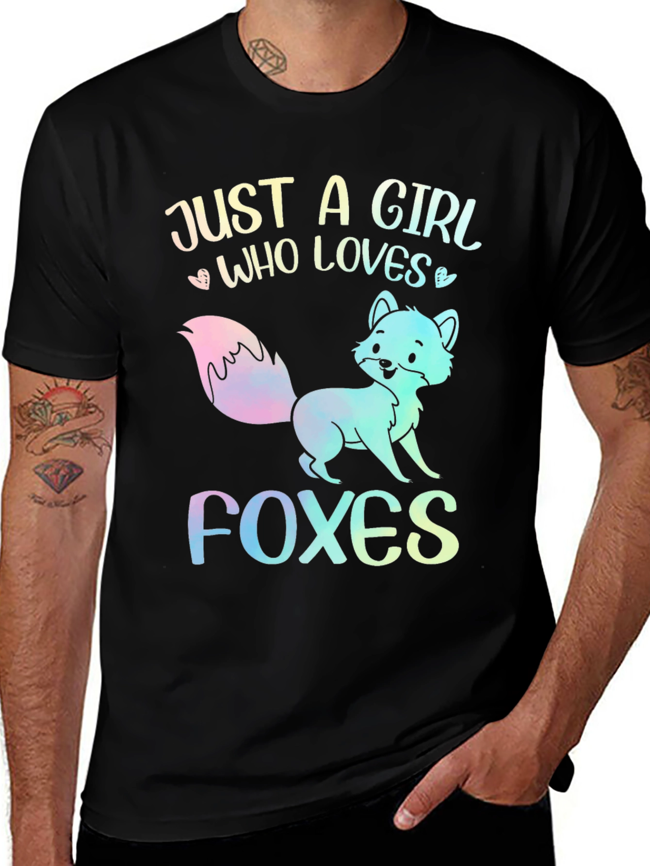 Variant 23 of Just A Girl Who Loves Foxes T-Shirt