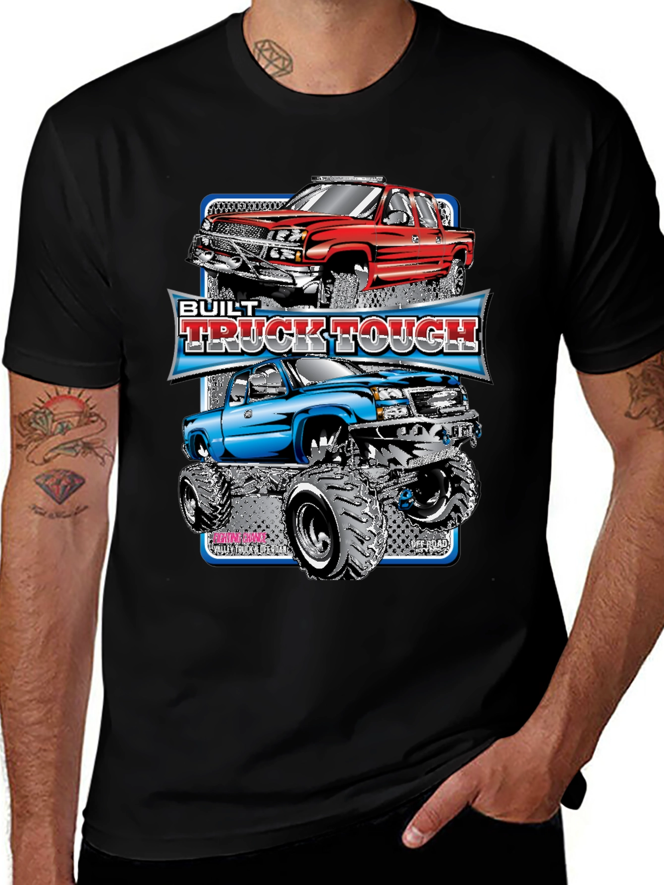 Variant 19 of Built Truck Tough Graphic Tee