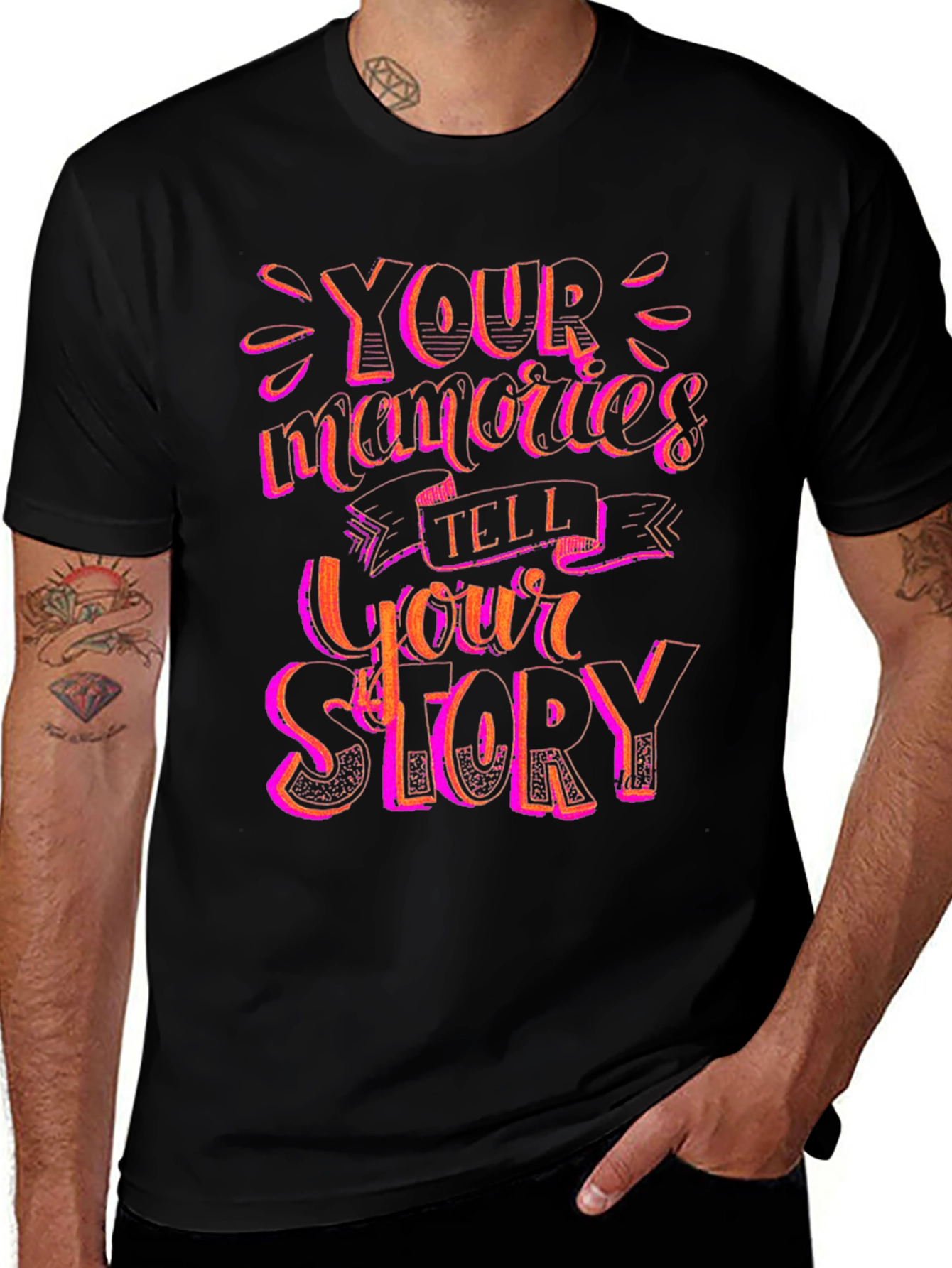 Variant 16 of Your Memories Tell Your Story Graphic Tee