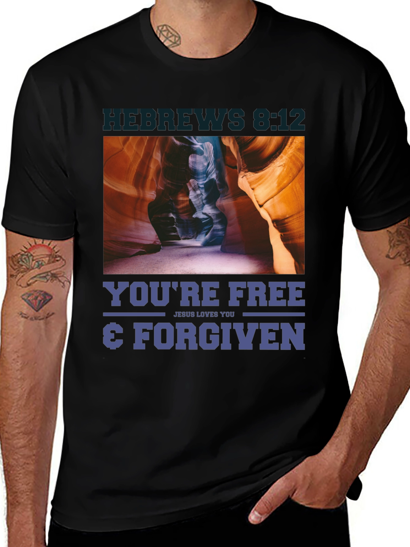 Variant 6 of You're Free & Forgiven Graphic T-Shirt