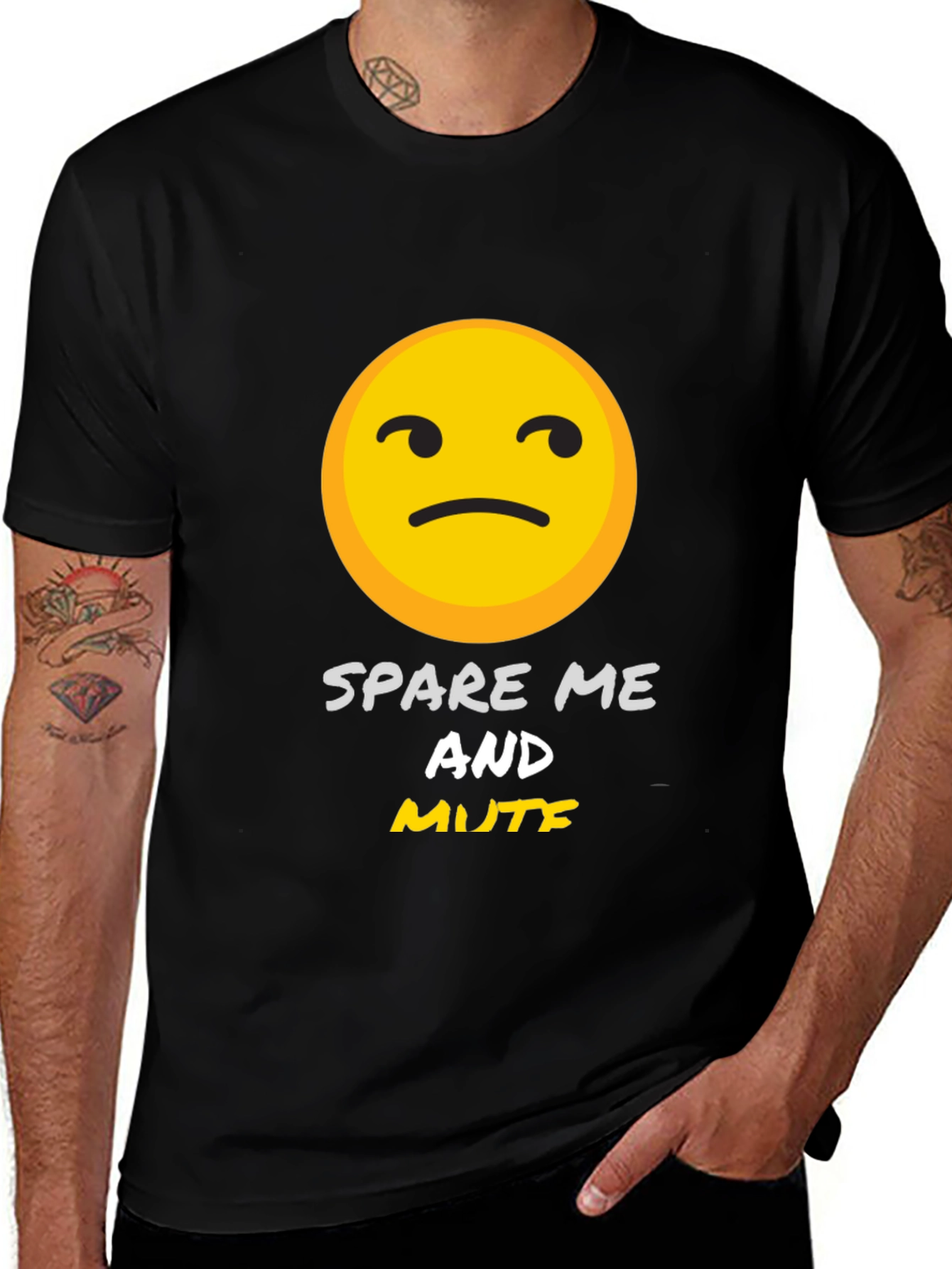 Variant 14 of Spare Me and Mute Graphic T-Shirt