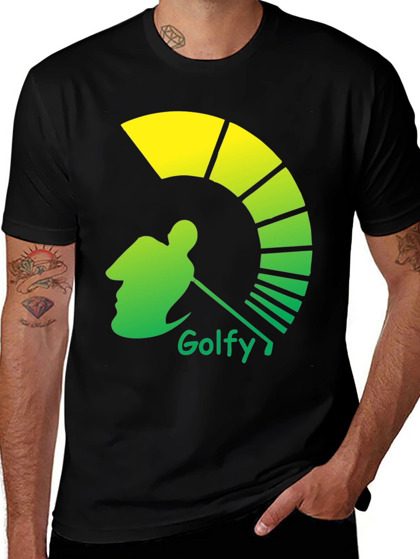 Variant 24 of Golfy T-Shirt - Unique Golfer Design