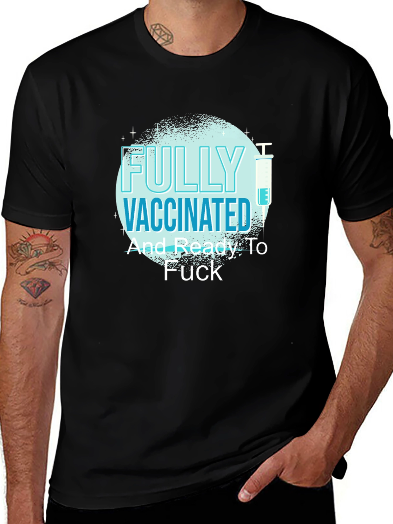 Variant 24 of Fully Vaccinated & Ready T-Shirt
