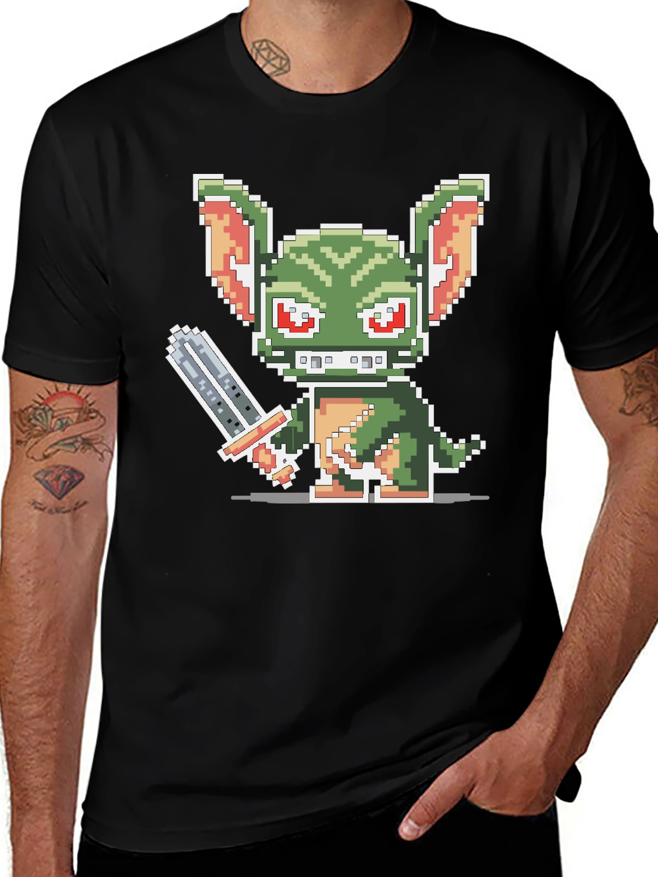 Variant 30 of Pixel Art Goblin T-Shirt