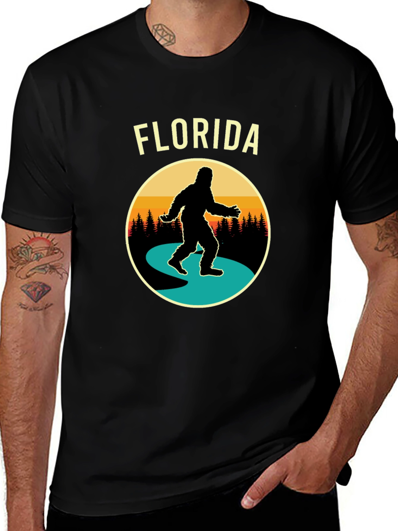 Florida Bigfoot T-Shirt - Sasquatch in the Sunshine State