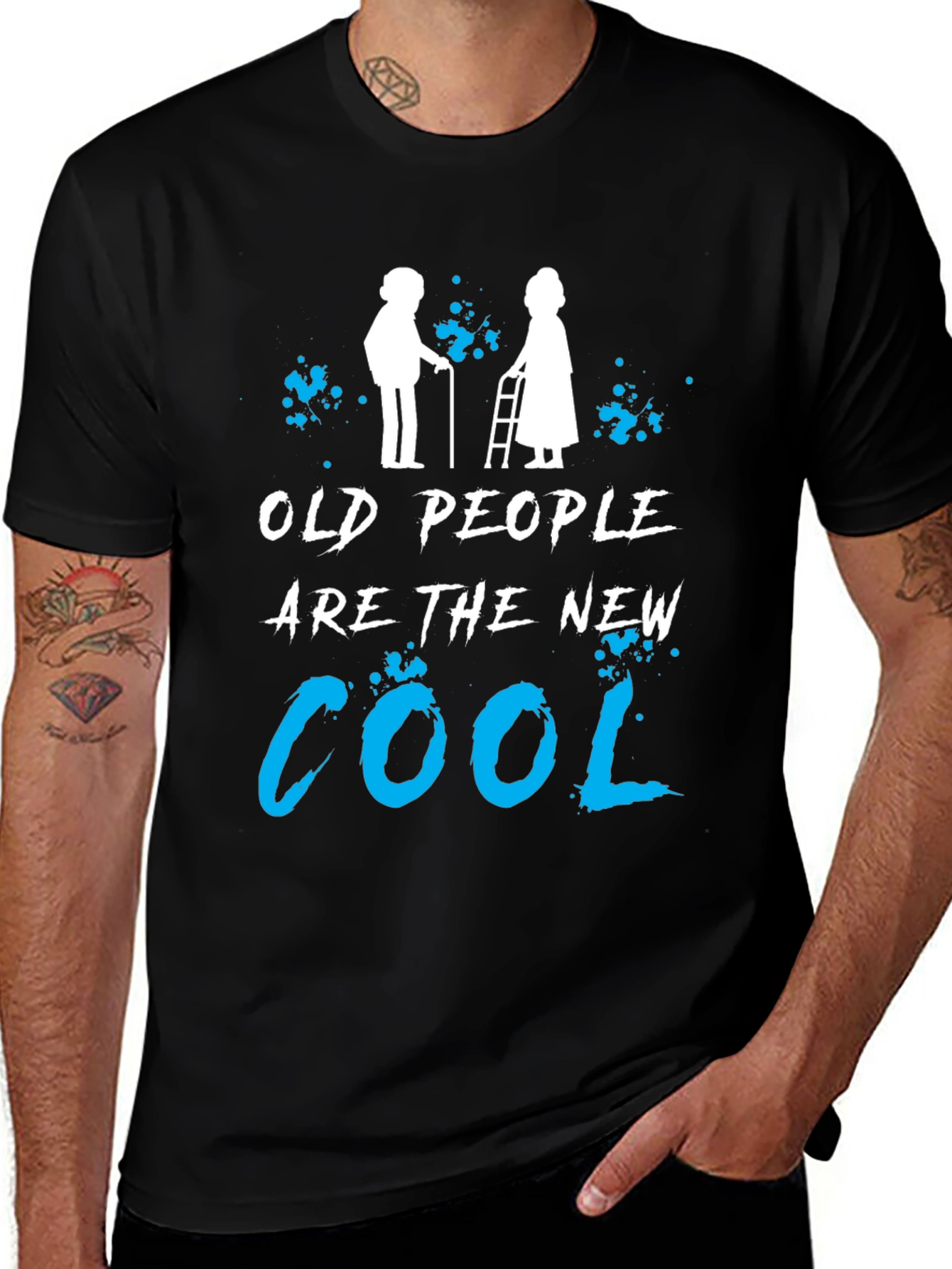 Variant 12 of Old People Are The New Cool T-Shirt