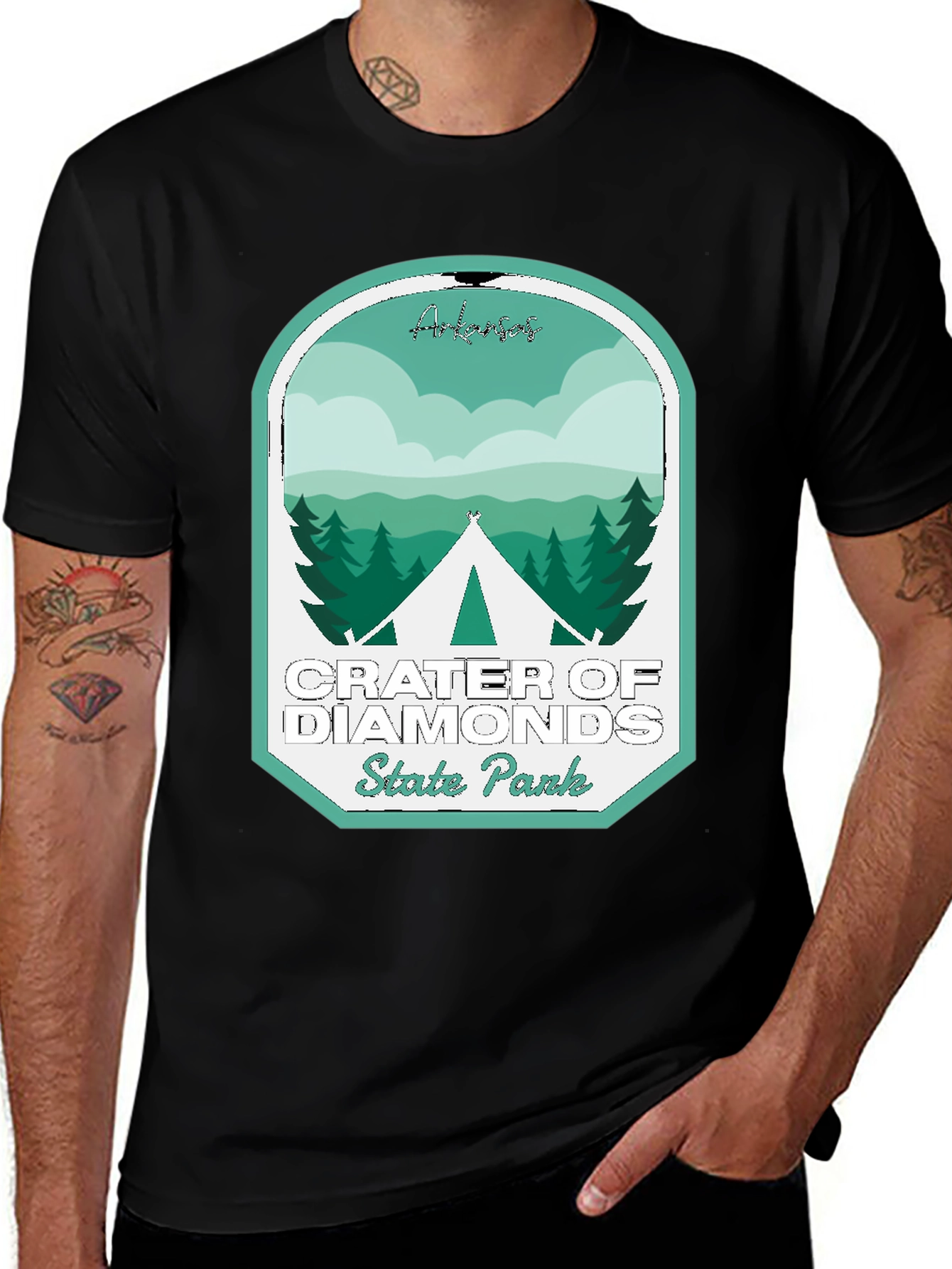Variant 25 of Crater of Diamonds State Park Graphic Tee